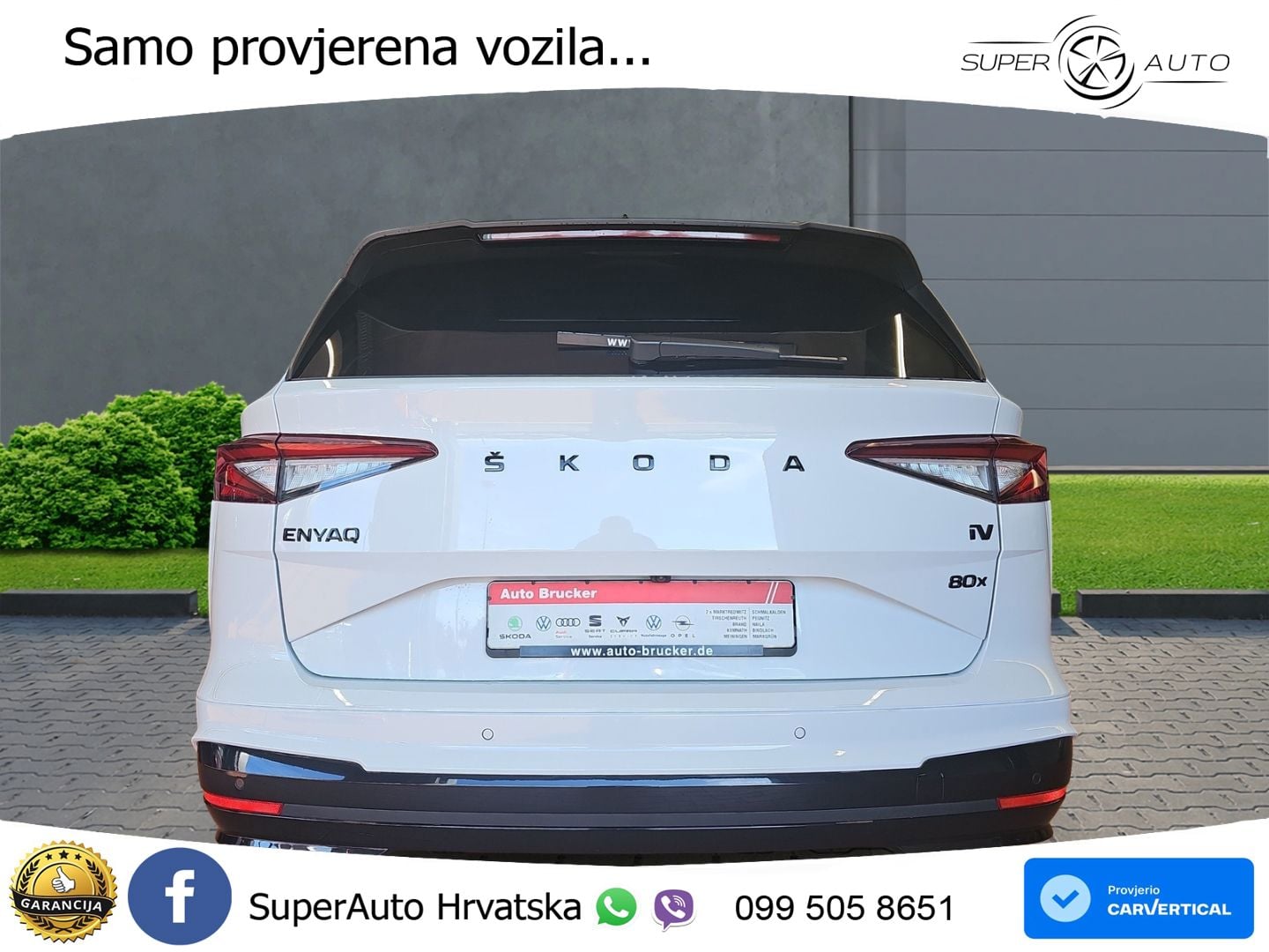 Škoda Enyaq iV 80x 82 kWh (265 KS) AWD SportLine LED+GR SJED+ACC