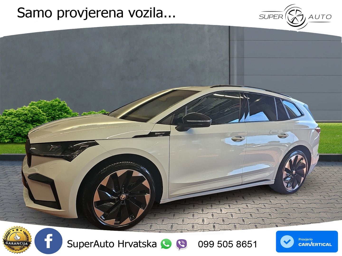 Škoda Enyaq iV 80x 82 kWh (265 KS) AWD SportLine LED+GR SJED+ACC