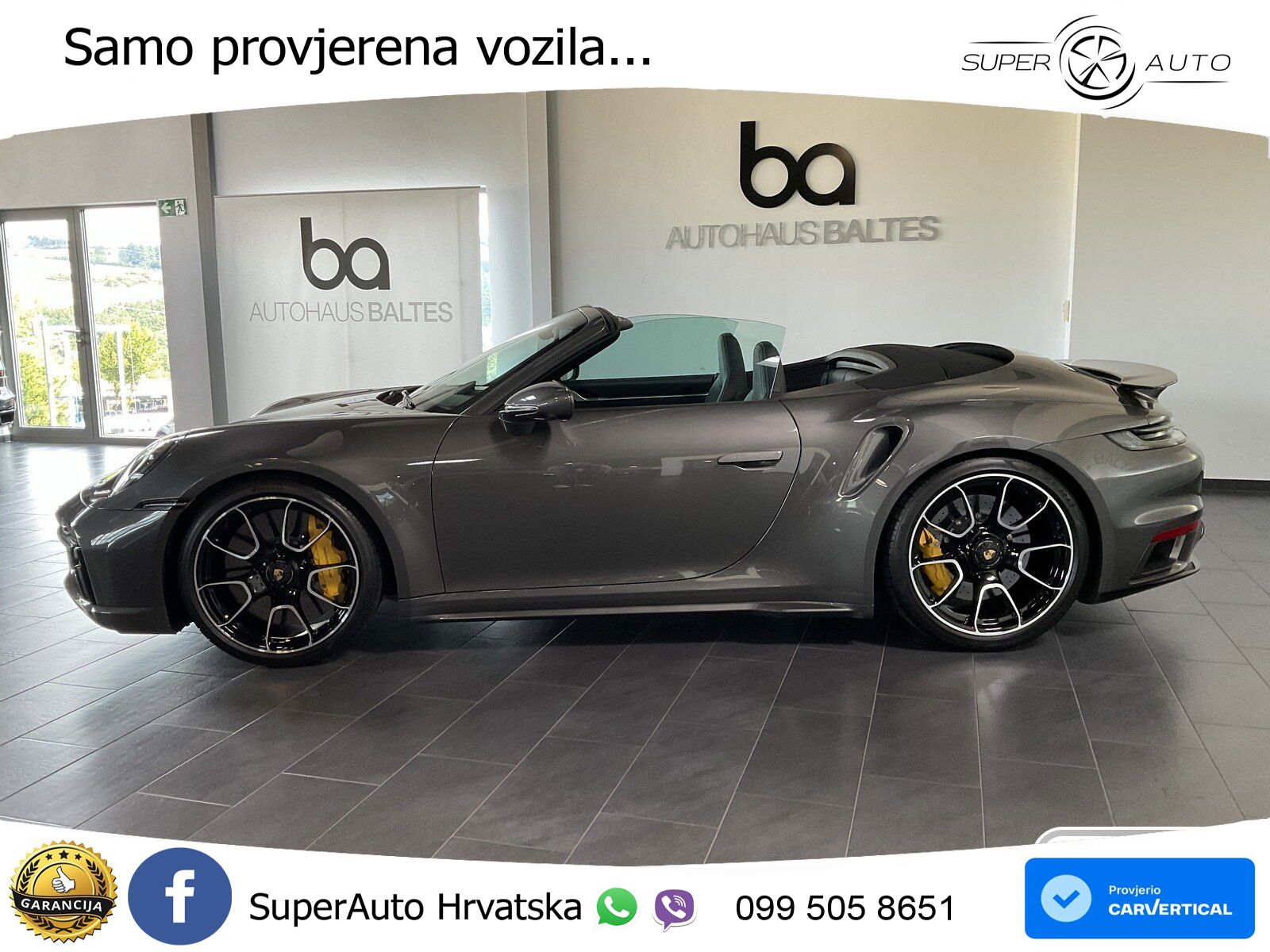 Porsche 911 Turbo S Cabriolet 3.8 (650 KS) PDK MATRIX+GR SJED+KAM