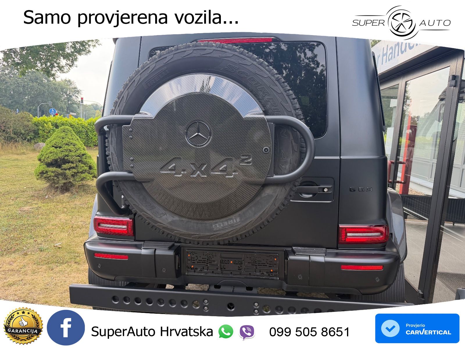 Mercedes AMG G 63 Long V8 (585 KS) 4MATIC 9G-TRONIC AMG SPEEDSHIFT PLUS LED+GR SJED+ACC