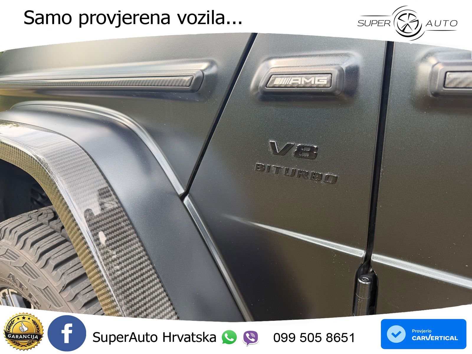 Mercedes AMG G 63 Long V8 (585 KS) 4MATIC 9G-TRONIC AMG SPEEDSHIFT PLUS LED+GR SJED+ACC
