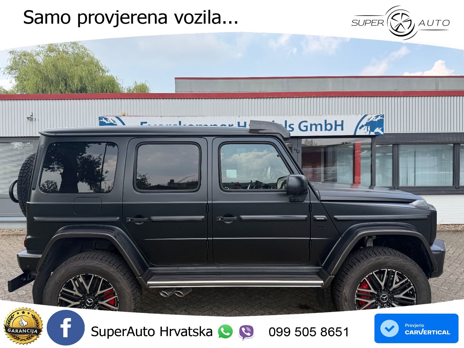 Mercedes AMG G 63 Long V8 (585 KS) 4MATIC 9G-TRONIC AMG SPEEDSHIFT PLUS LED+GR SJED+ACC