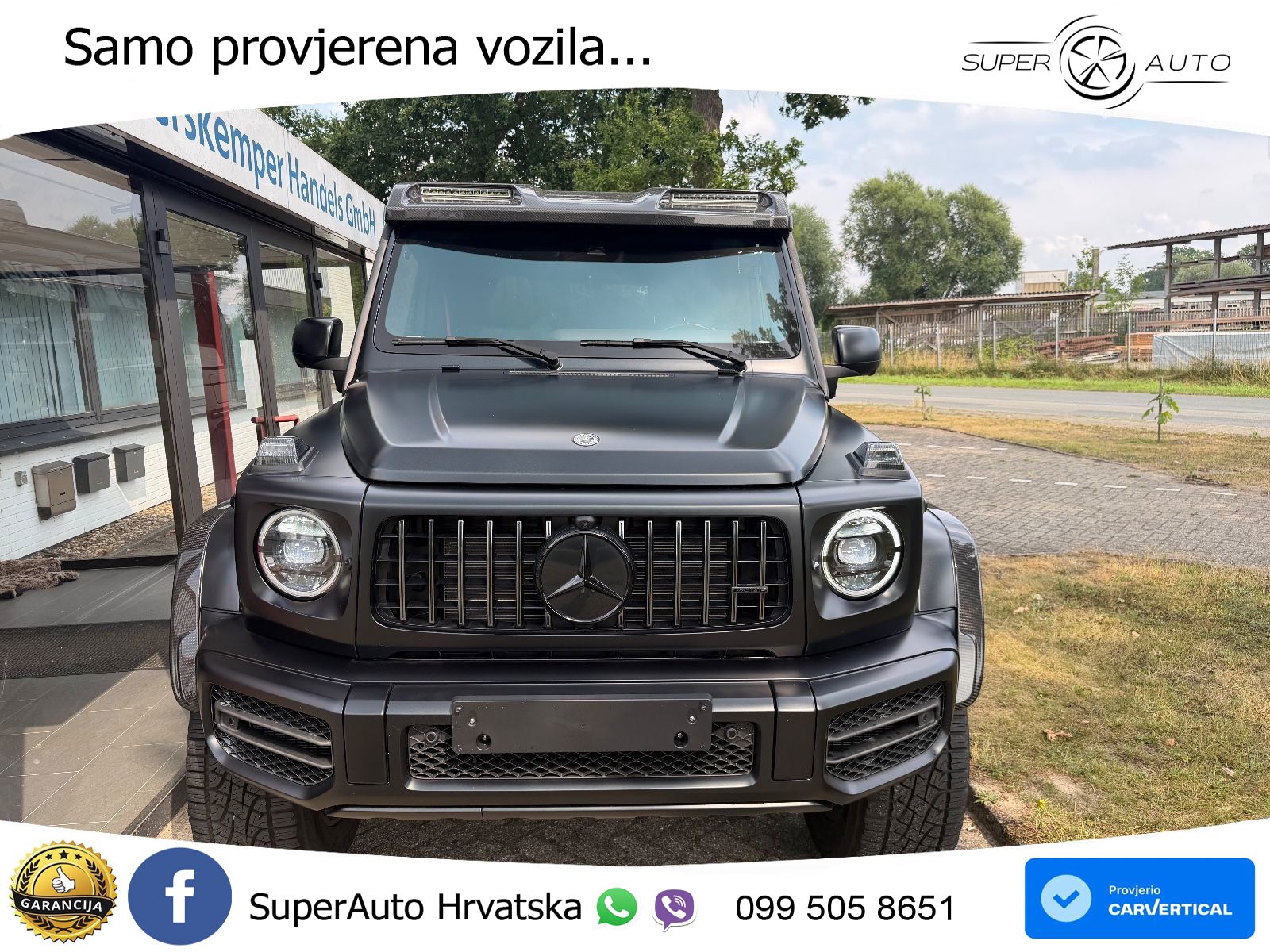 Mercedes AMG G 63 Long V8 (585 KS) 4MATIC 9G-TRONIC AMG SPEEDSHIFT PLUS LED+GR SJED+ACC