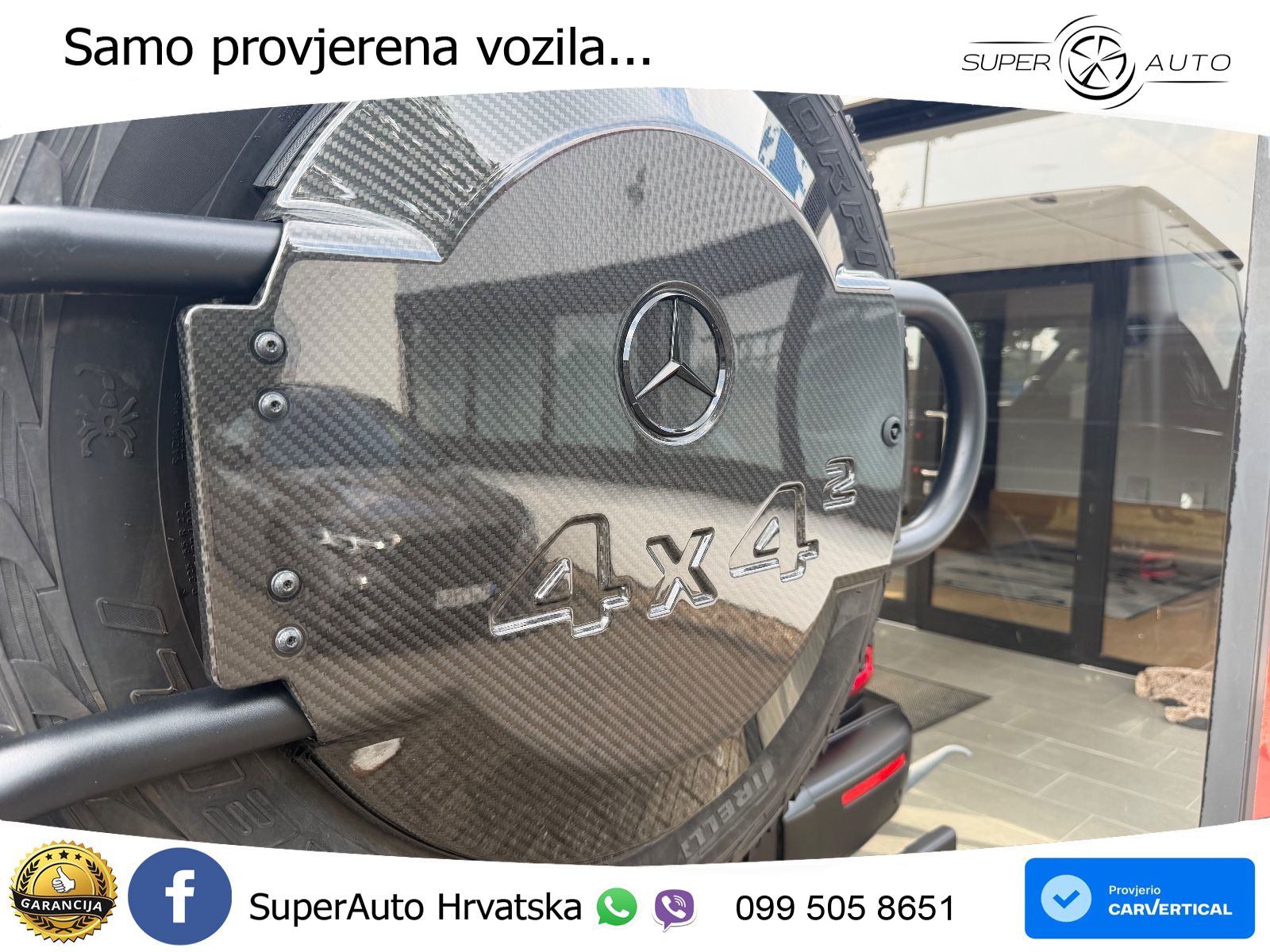 Mercedes AMG G 63 Long V8 (585 KS) 4MATIC 9G-TRONIC AMG SPEEDSHIFT PLUS LED+GR SJED+ACC