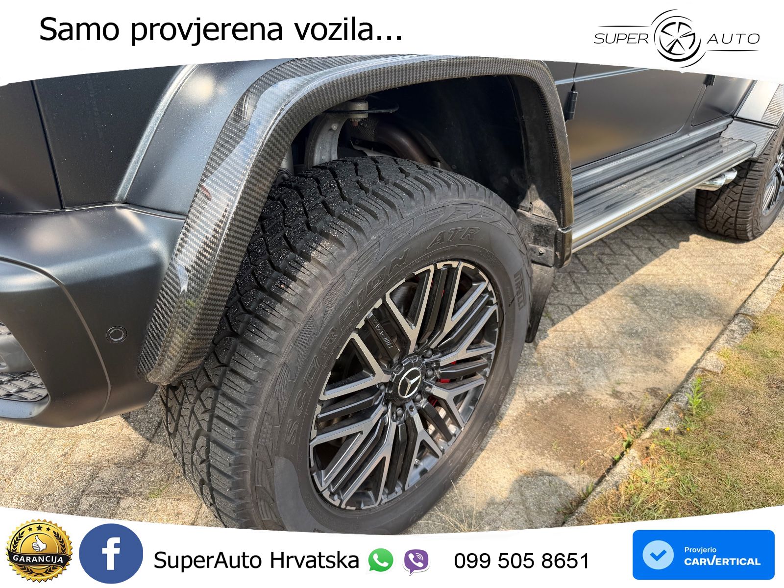 Mercedes AMG G 63 Long V8 (585 KS) 4MATIC 9G-TRONIC AMG SPEEDSHIFT PLUS LED+GR SJED+ACC