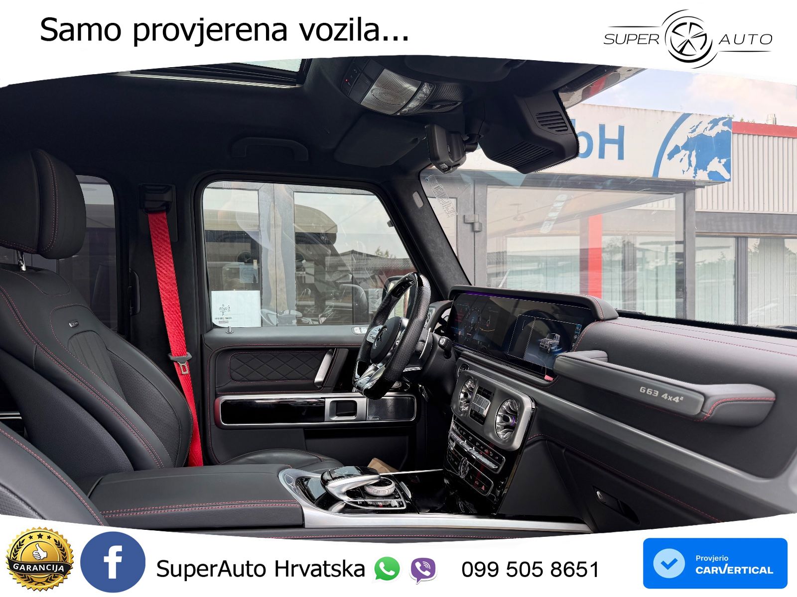 Mercedes AMG G 63 Long V8 (585 KS) 4MATIC 9G-TRONIC AMG SPEEDSHIFT PLUS LED+GR SJED+ACC