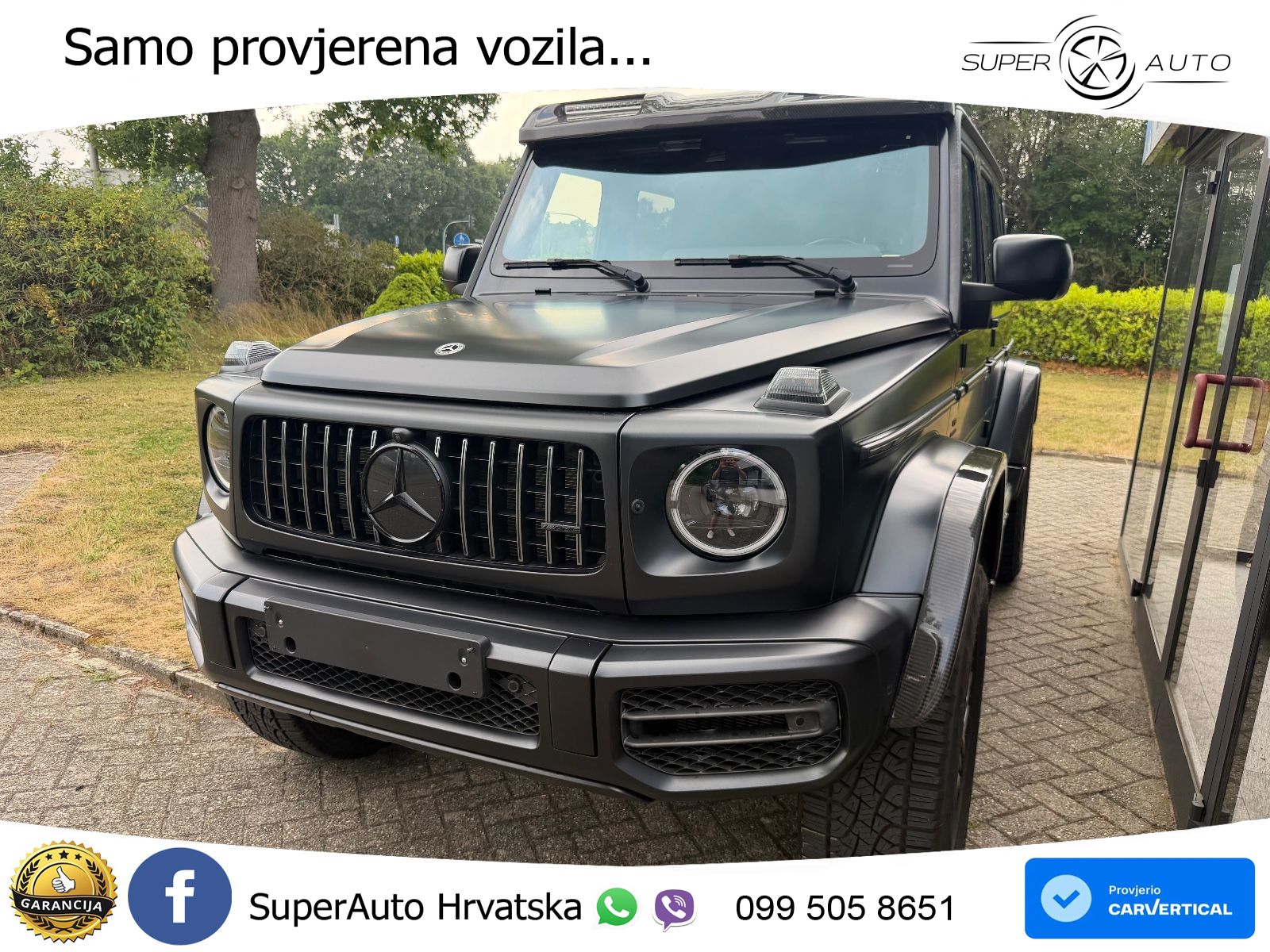 Mercedes AMG G 63 Long V8 (585 KS) 4MATIC 9G-TRONIC AMG SPEEDSHIFT PLUS LED+GR SJED+ACC
