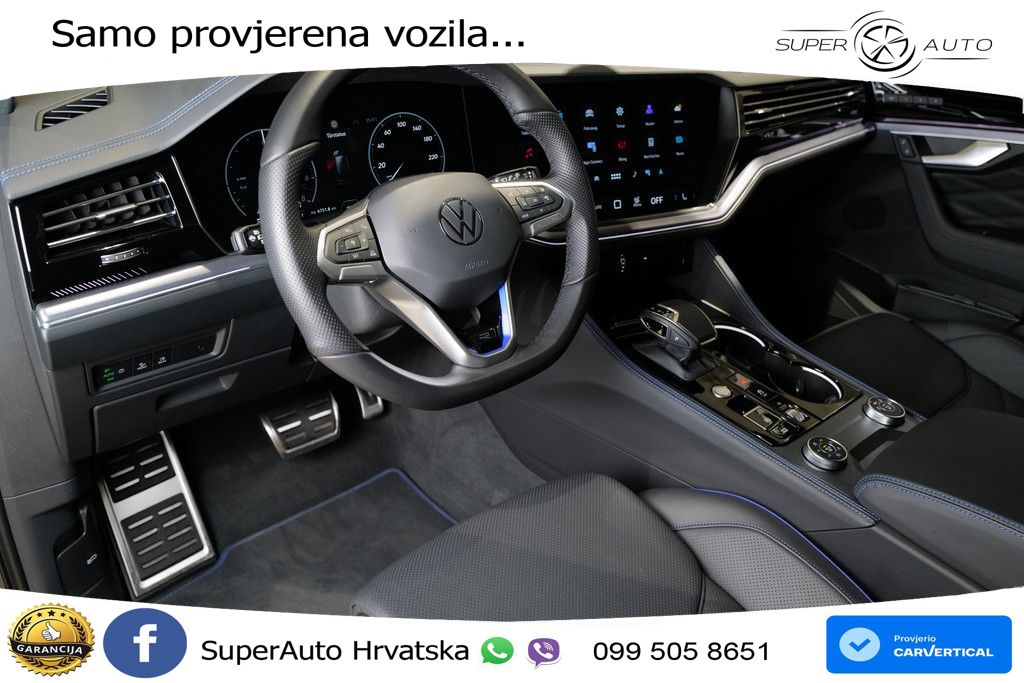 Volkswagen Touareg R 3.0 V6 TFSI (462 KS) 4MOTION Tiptronic ZRAČNI+ACC+4xGR SJED+360