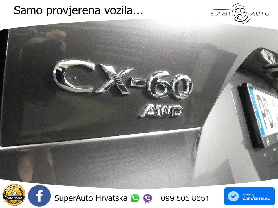 Mazda CX-60 2.5 e-Skyactiv (328 KS) AWD Automatic MATRIX+GR SJED+KAM