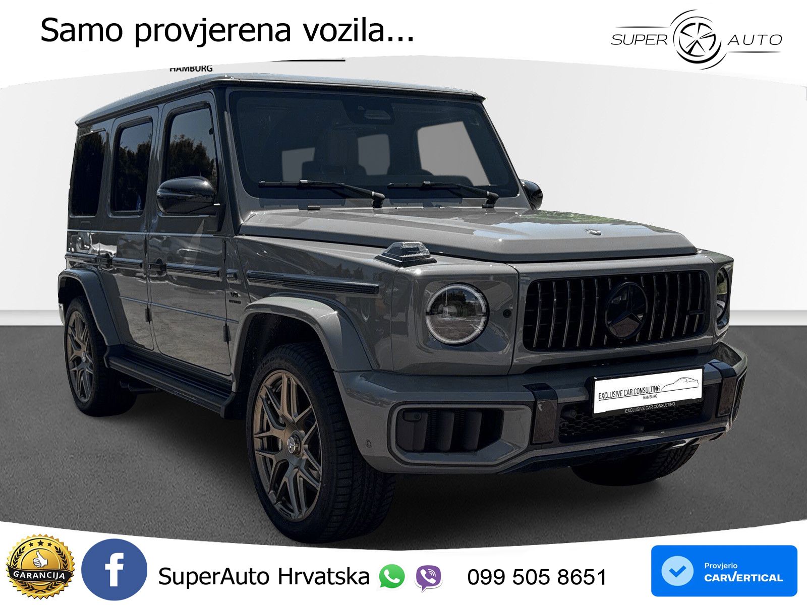 Mercedes AMG G 63 Long V8 (585 KS) 4MATIC 9G-TRONIC AMG SPEEDSHIFT TCT Manufaktur LED+GR SJED+ACC