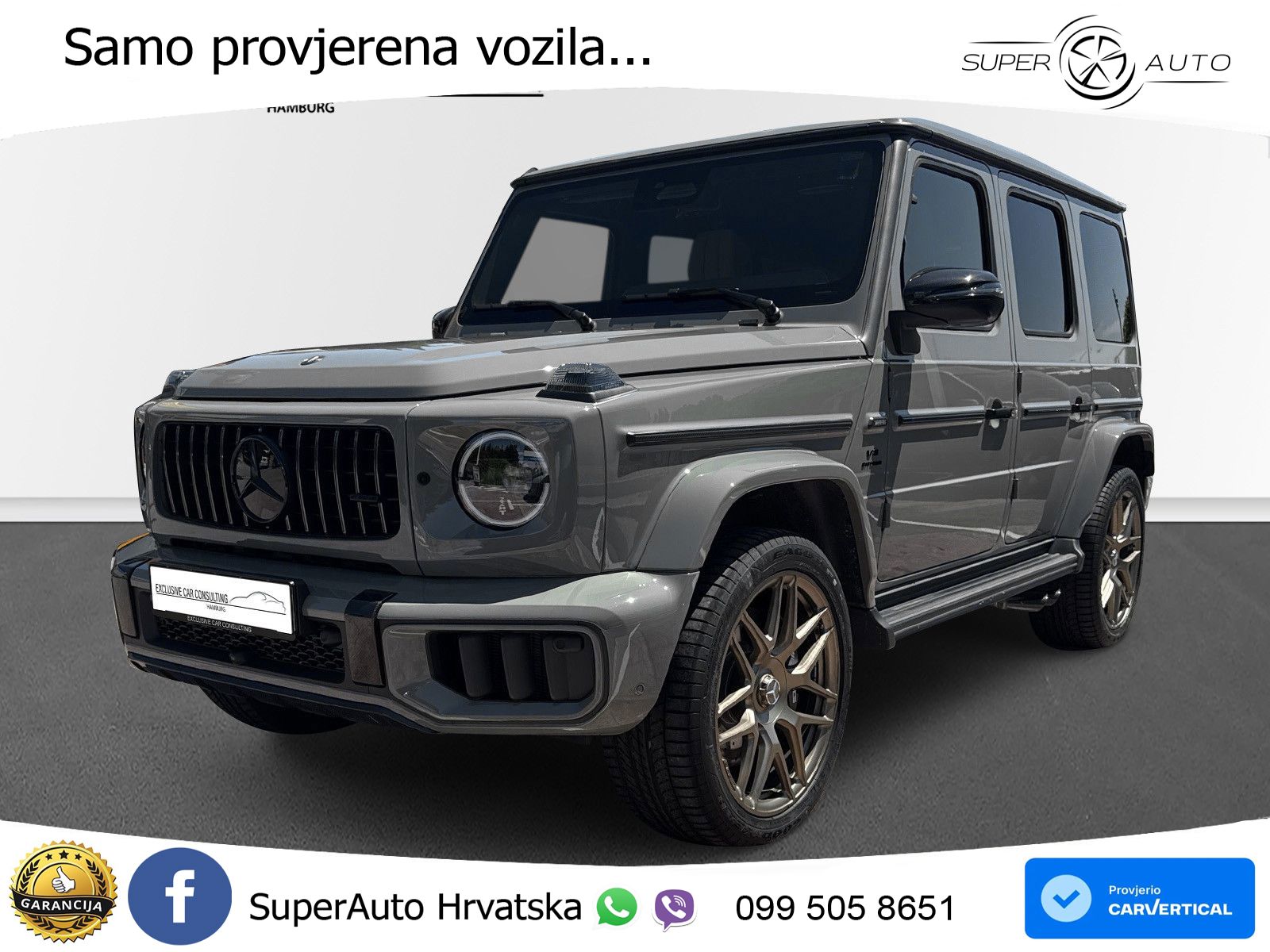 Mercedes AMG G 63 Long V8 (585 KS) 4MATIC 9G-TRONIC AMG SPEEDSHIFT TCT Manufaktur LED+GR SJED+ACC