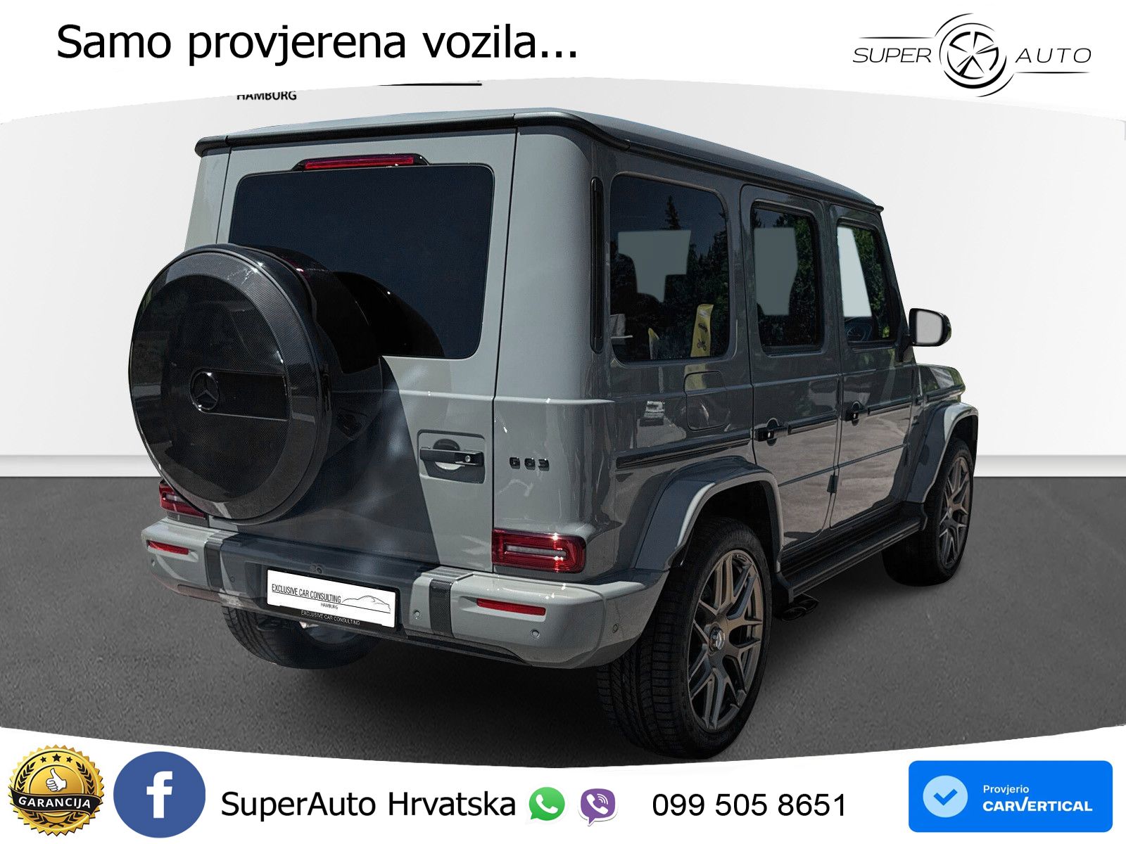Mercedes AMG G 63 Long V8 (585 KS) 4MATIC 9G-TRONIC AMG SPEEDSHIFT TCT Manufaktur LED+GR SJED+ACC