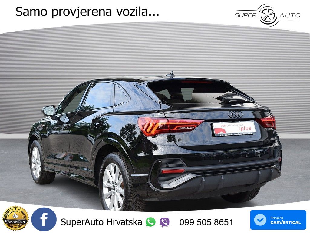 Audi Q3 II Sportback 35 TFSI (150 KS) S tronic S line LED+GR SJED+ACC