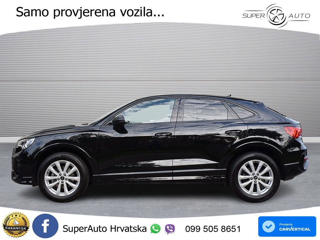 Audi Q3 II Sportback 35 TFSI (150 KS) S tronic S line LED+GR SJED+ACC