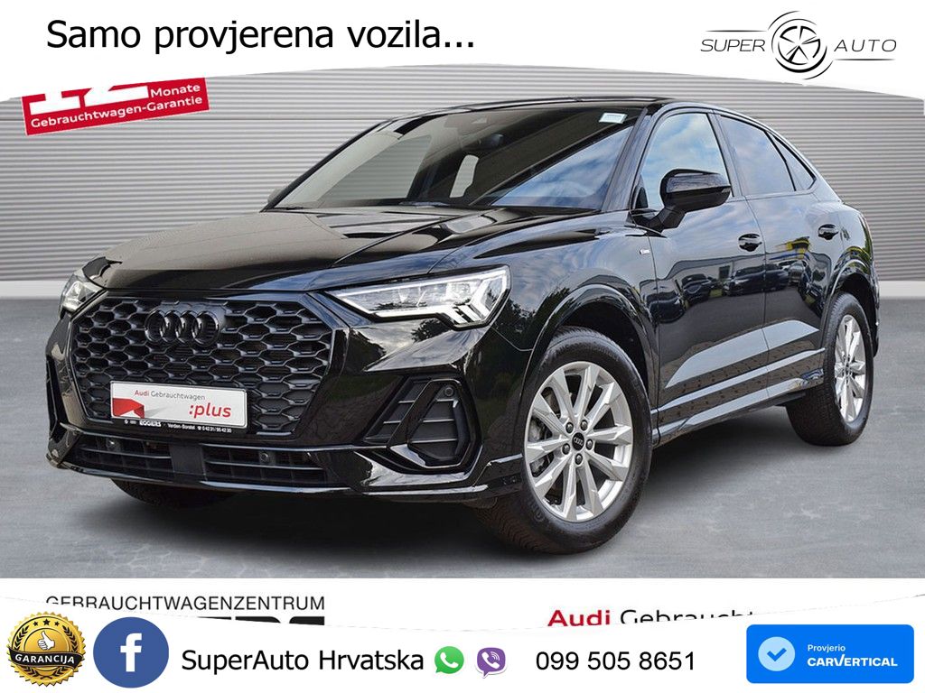 Audi Q3 II Sportback 35 TFSI (150 KS) S tronic S line LED+GR SJED+ACC