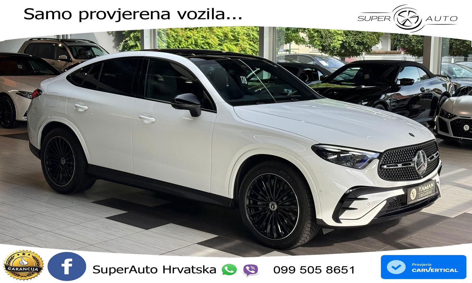 Mercedes GLC Coupe 220d (197 KS) 4MATIC 9G-TRONIC AMG ACC+HEAD+GR SJED+360+PANO