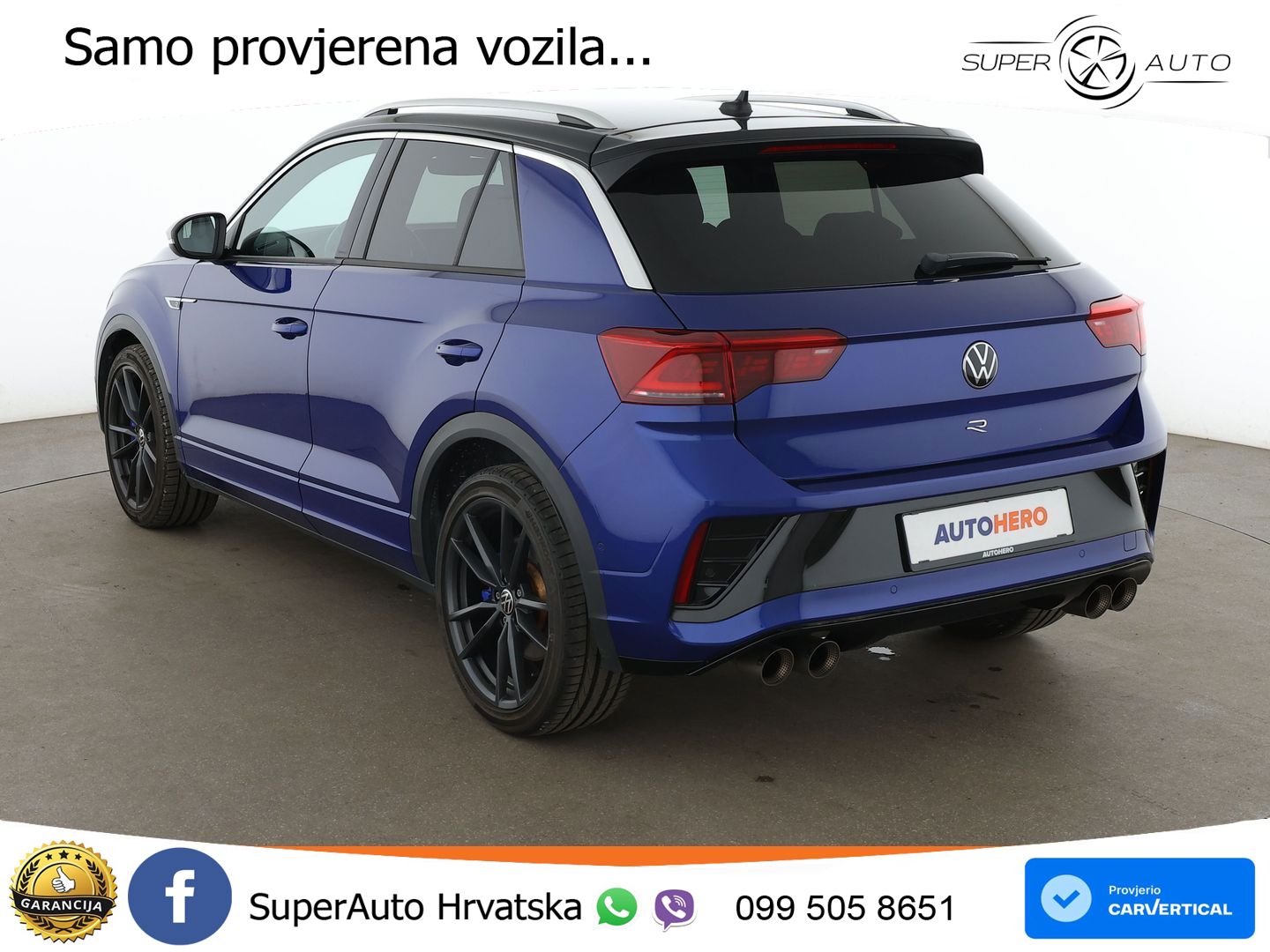 Volkswagen T-Roc I R 2.0 TSI (300 KS) OPF 4M DSG MATRIX+GR SJED+KAM