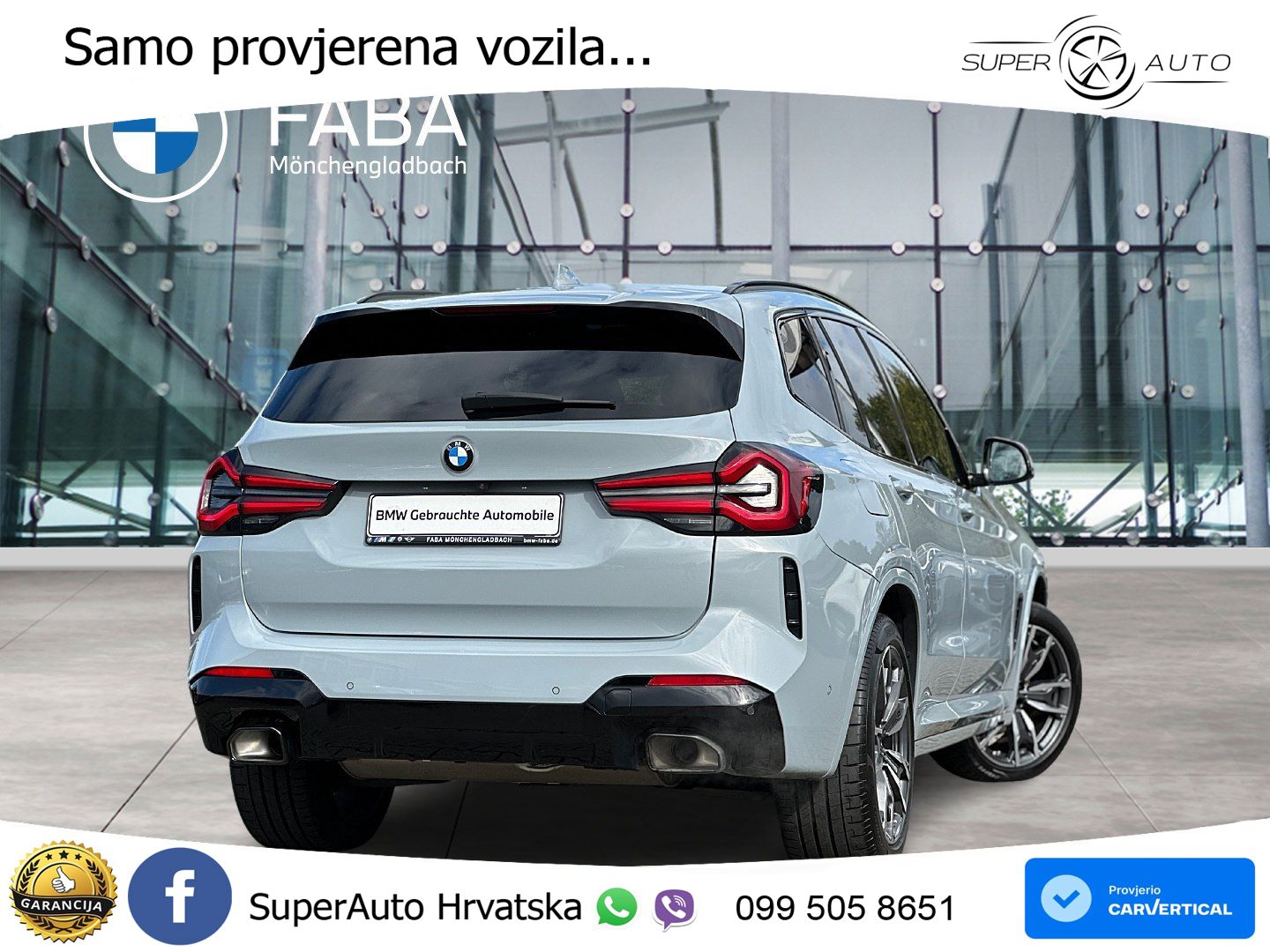 BMW X3 30i xDrive Steptronic M Sport ACC+GR SJED+360+PANO