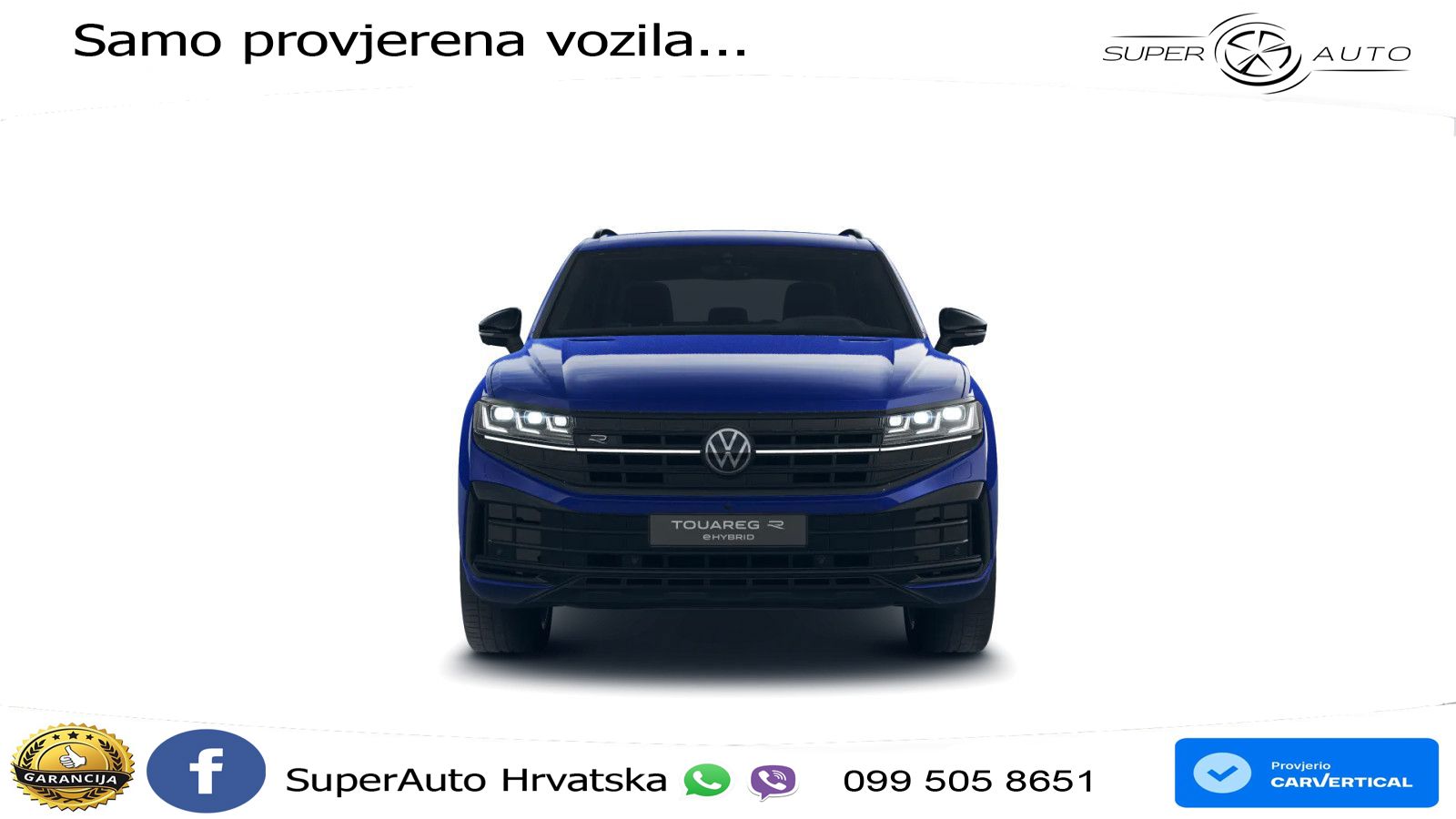Volkswagen Touareg R 3.0 V6 TFSI (462 KS) 4MOTION Tiptronic ZRAČNI+ACC+4xGR SJED+KAM