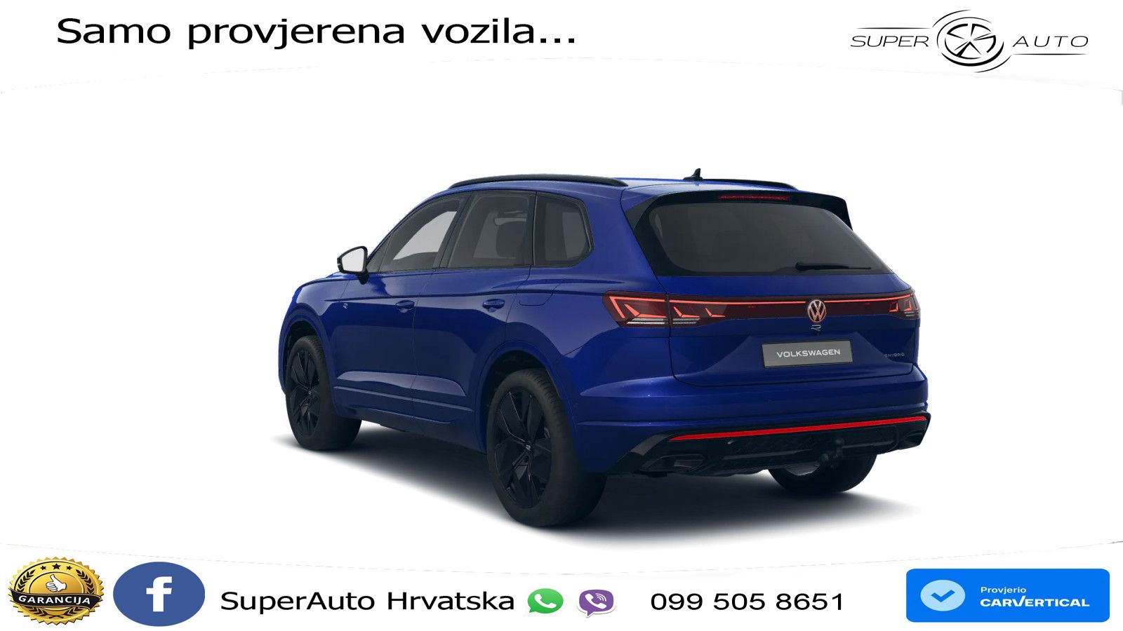 Volkswagen Touareg R 3.0 V6 TFSI (462 KS) 4MOTION Tiptronic ZRAČNI+ACC+4xGR SJED+KAM
