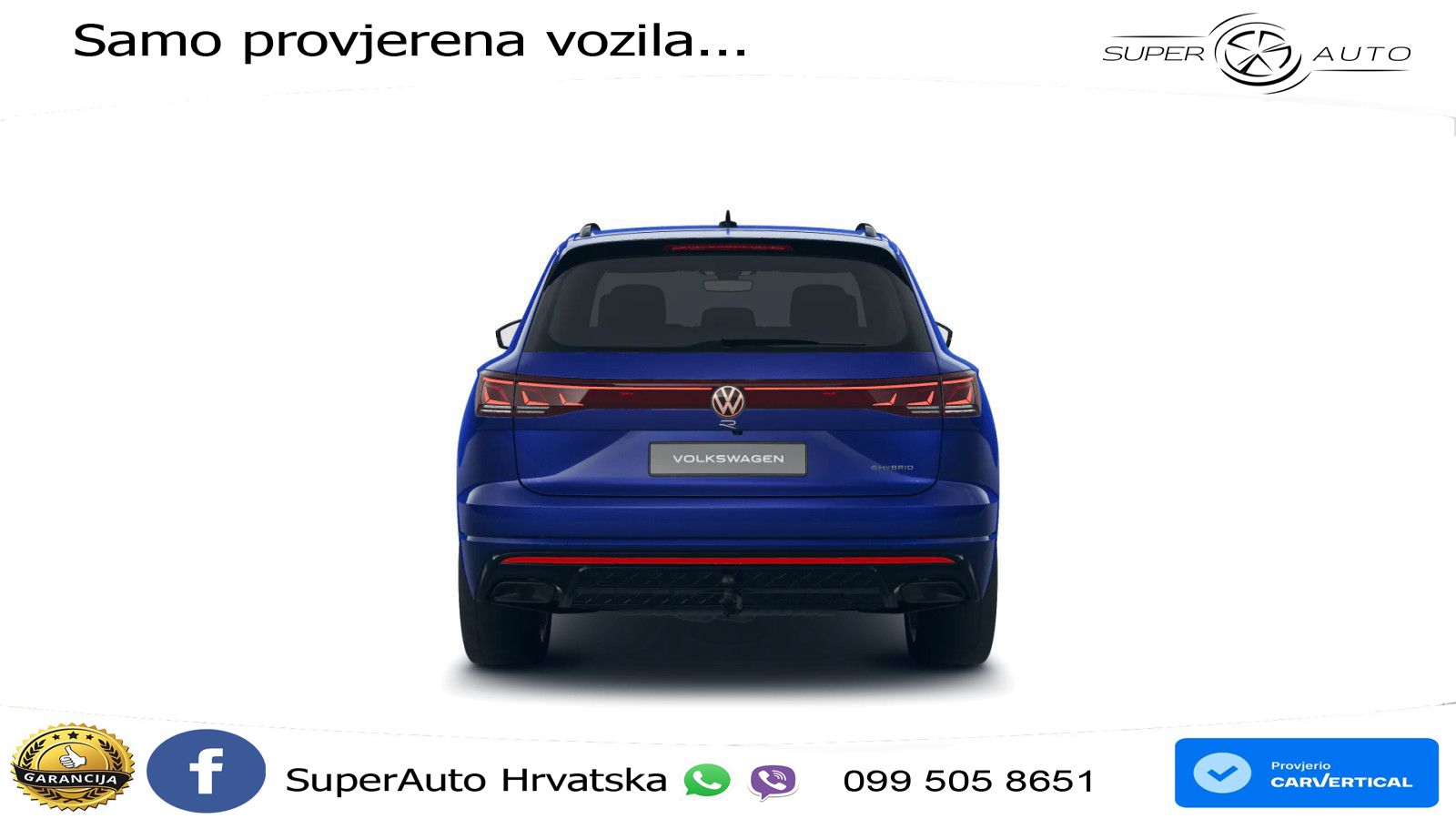 Volkswagen Touareg R 3.0 V6 TFSI (462 KS) 4MOTION Tiptronic ZRAČNI+ACC+4xGR SJED+KAM