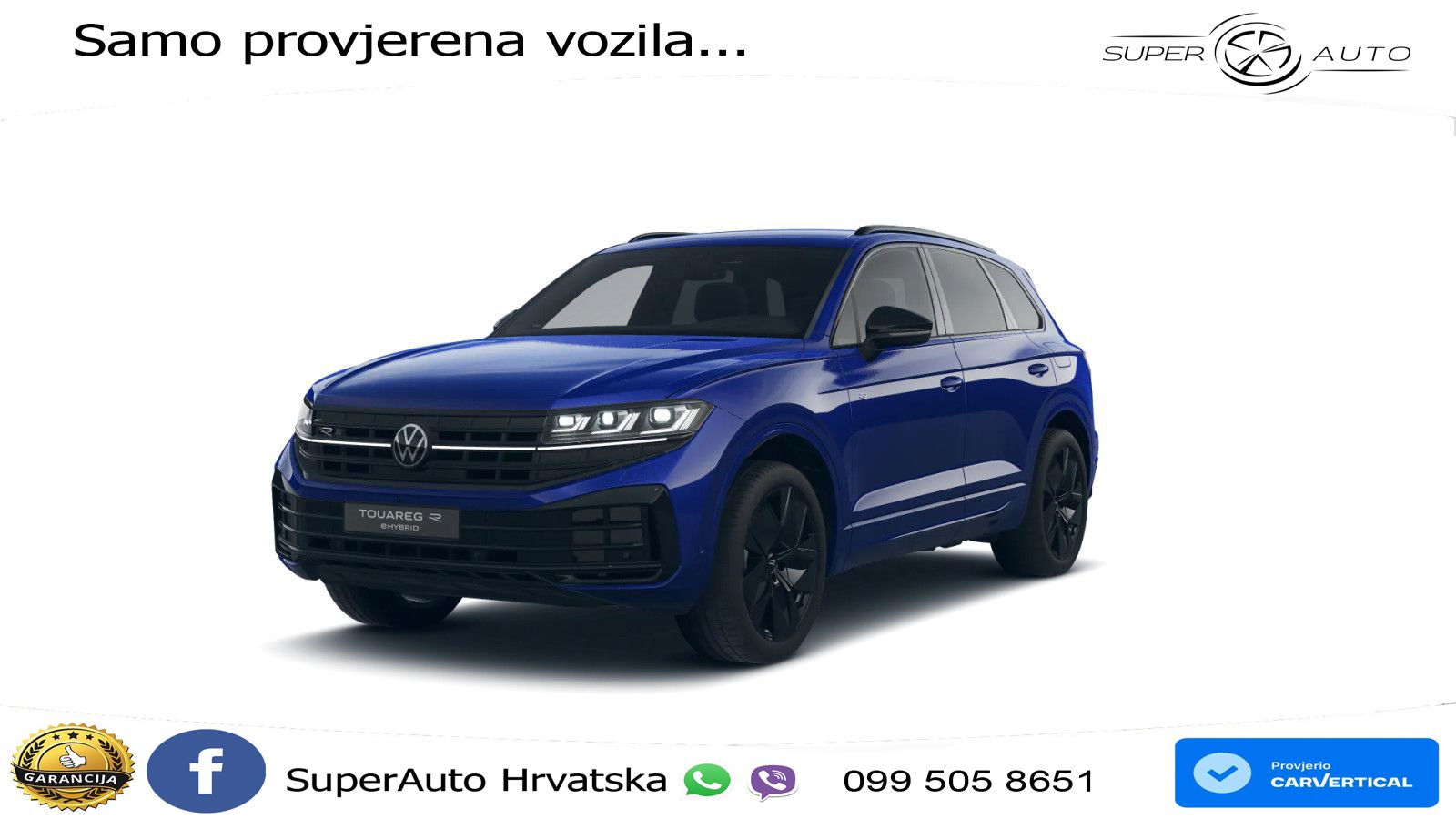 Volkswagen Touareg R 3.0 V6 TFSI (462 KS) 4MOTION Tiptronic ZRAČNI+ACC+4xGR SJED+KAM
