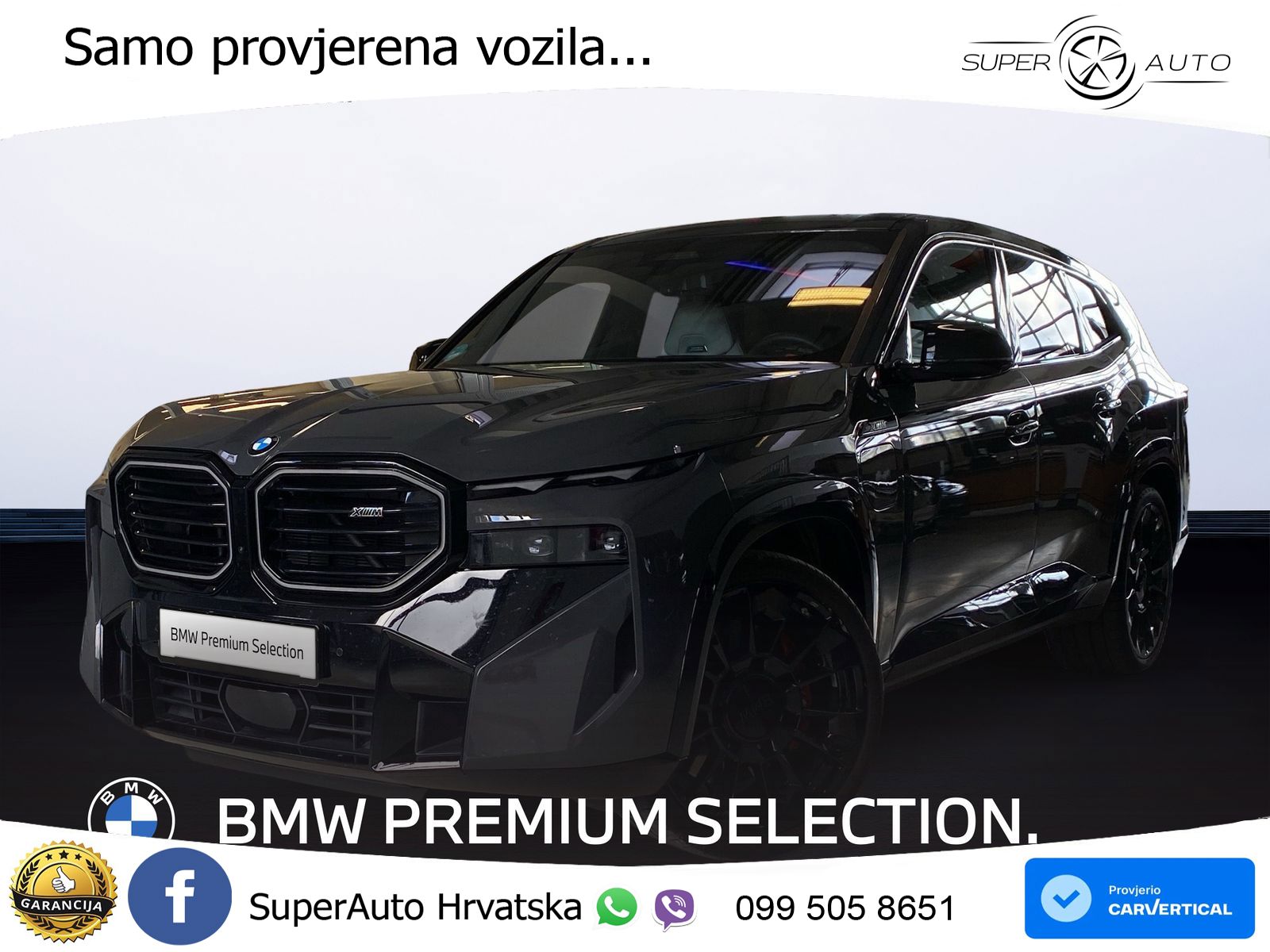 BMW XM 50e (476 KS) M xDrive M Steptronic ZRAČNI+ACC+4xGR SJED+360