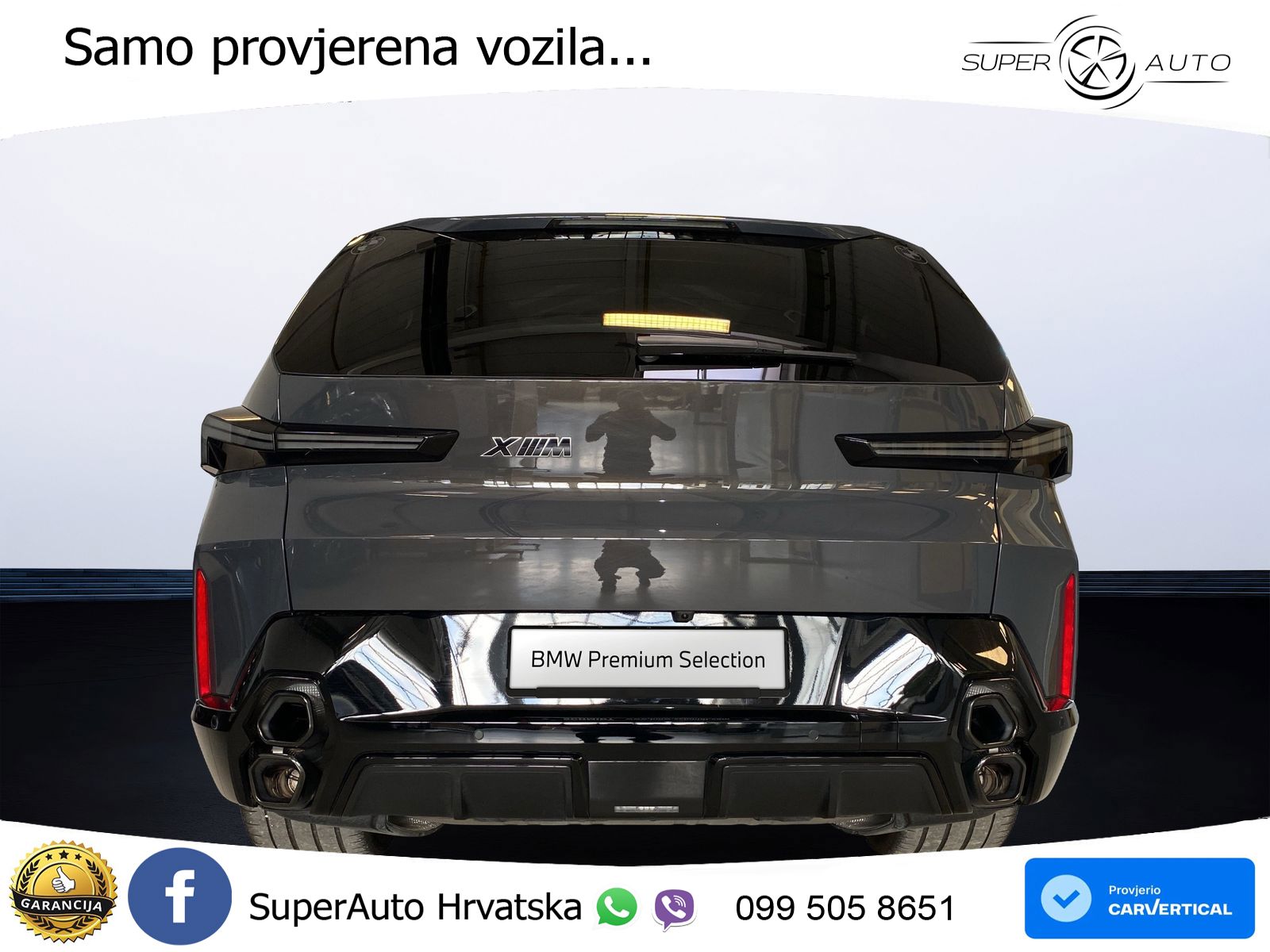 BMW XM 50e (476 KS) M xDrive M Steptronic ZRAČNI+ACC+4xGR SJED+360