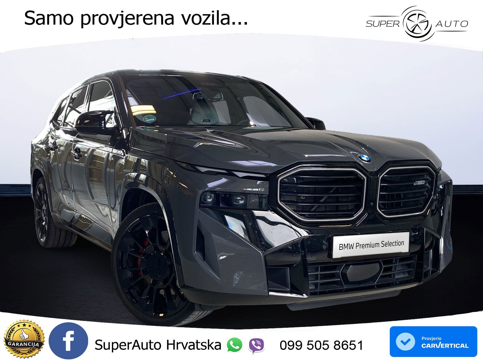 BMW XM 50e (476 KS) M xDrive M Steptronic ZRAČNI+ACC+4xGR SJED+360