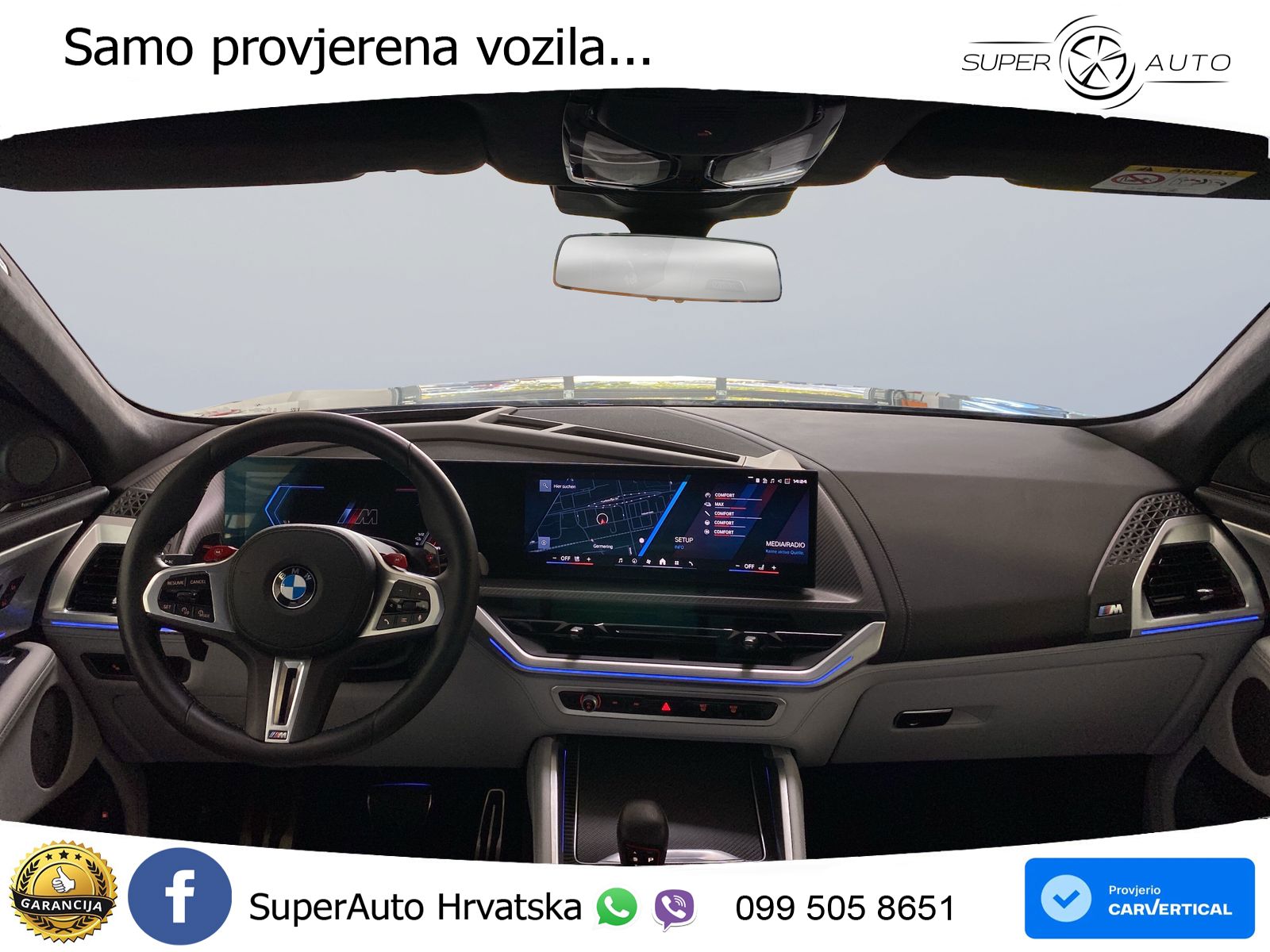 BMW XM 50e (476 KS) M xDrive M Steptronic ZRAČNI+ACC+4xGR SJED+360