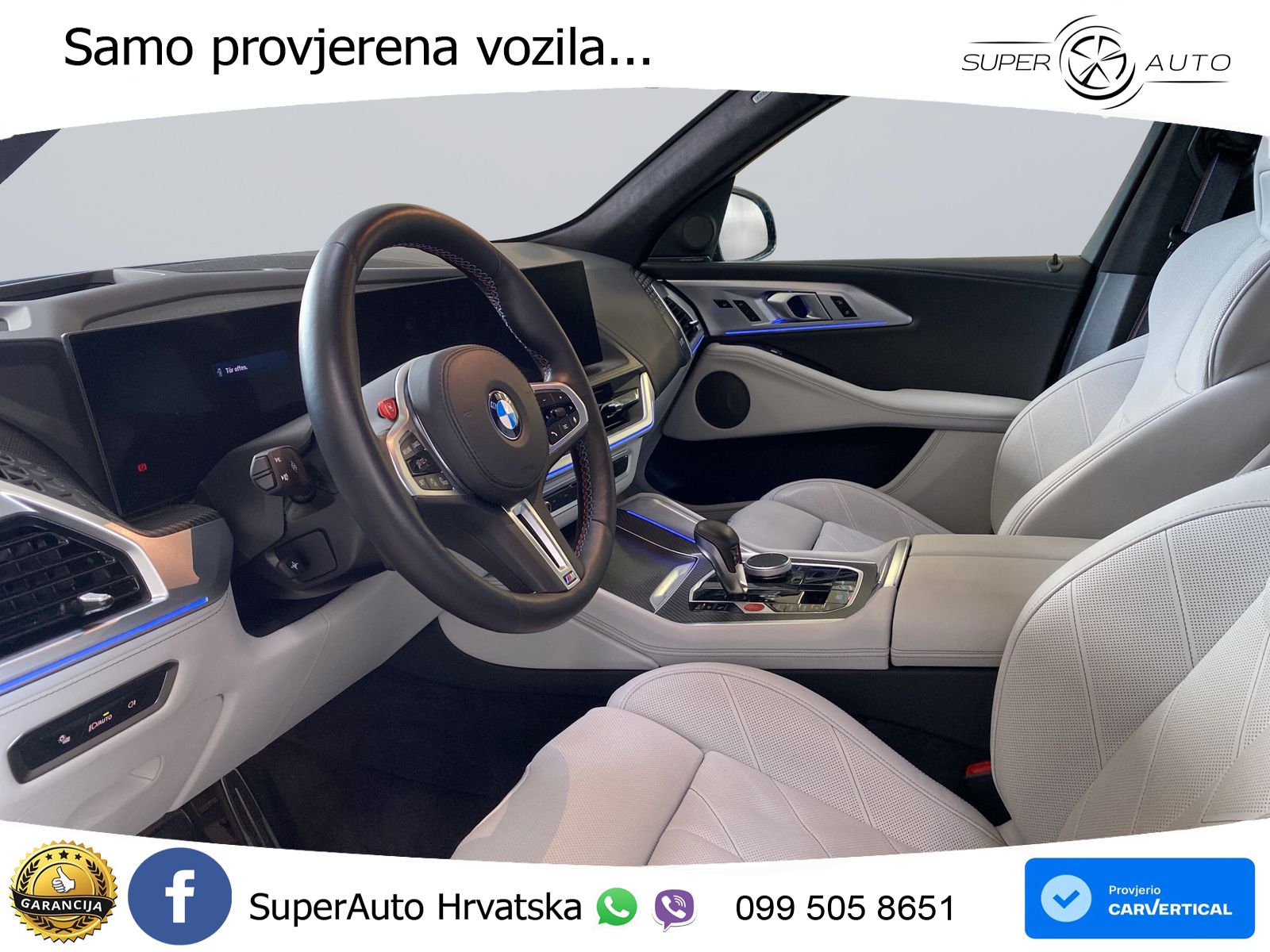 BMW XM 50e (476 KS) M xDrive M Steptronic ZRAČNI+ACC+4xGR SJED+360
