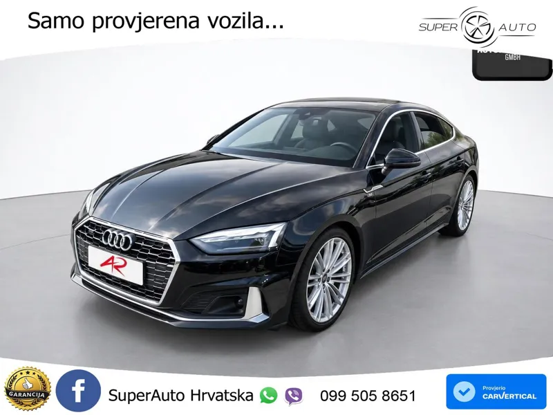 Audi A5 Sportback 40 TDI (204 KS) quattro S tronic S line LED+GR SJED+ACC