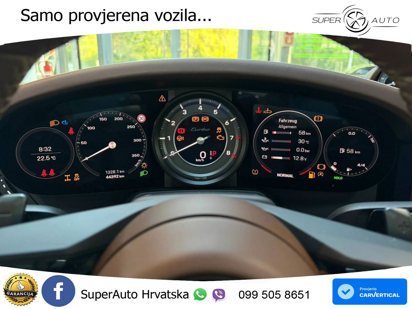 Porsche 911 Turbo Cabriolet 3.8 (580 KS) PDK MATRIX+GR SJED+KAM