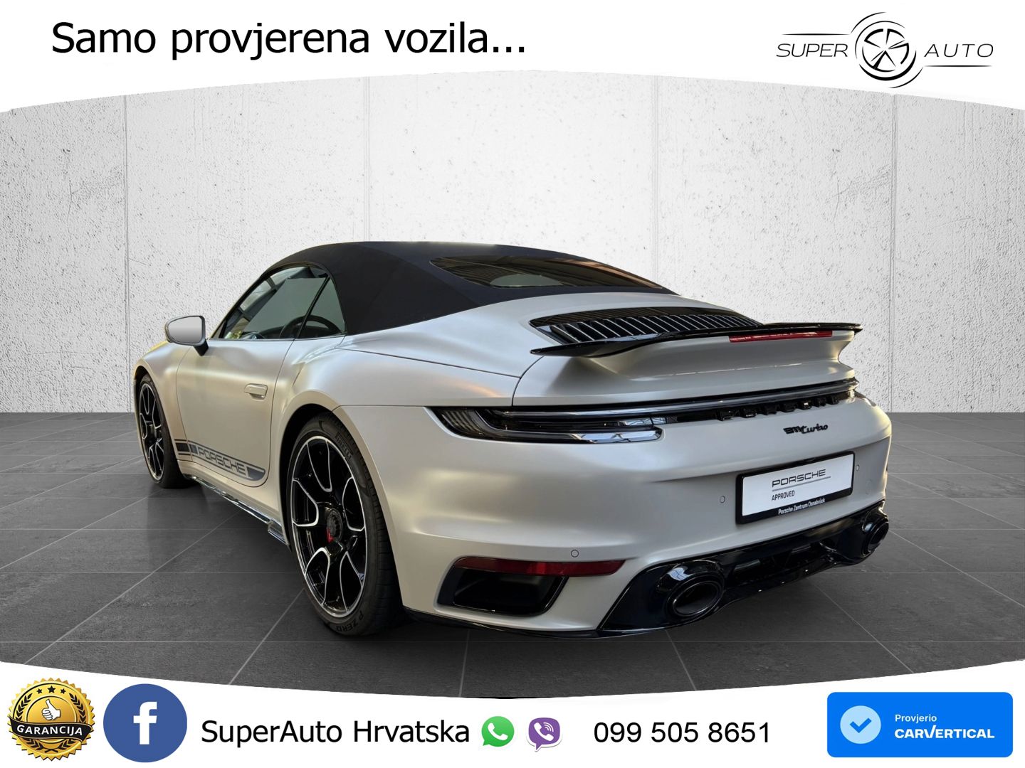 Porsche 911 Turbo Cabriolet 3.8 (580 KS) PDK MATRIX+GR SJED+KAM