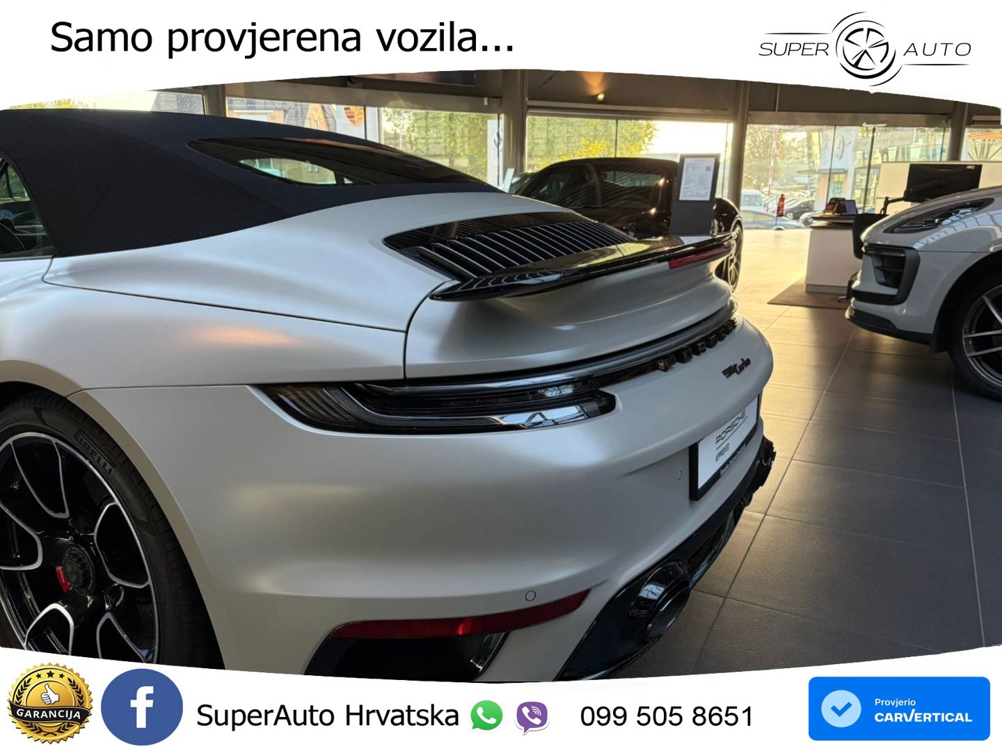 Porsche 911 Turbo Cabriolet 3.8 (580 KS) PDK MATRIX+GR SJED+KAM