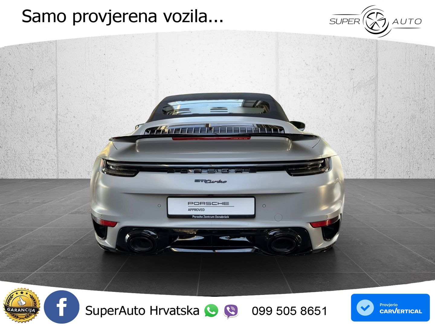 Porsche 911 Turbo Cabriolet 3.8 (580 KS) PDK MATRIX+GR SJED+KAM