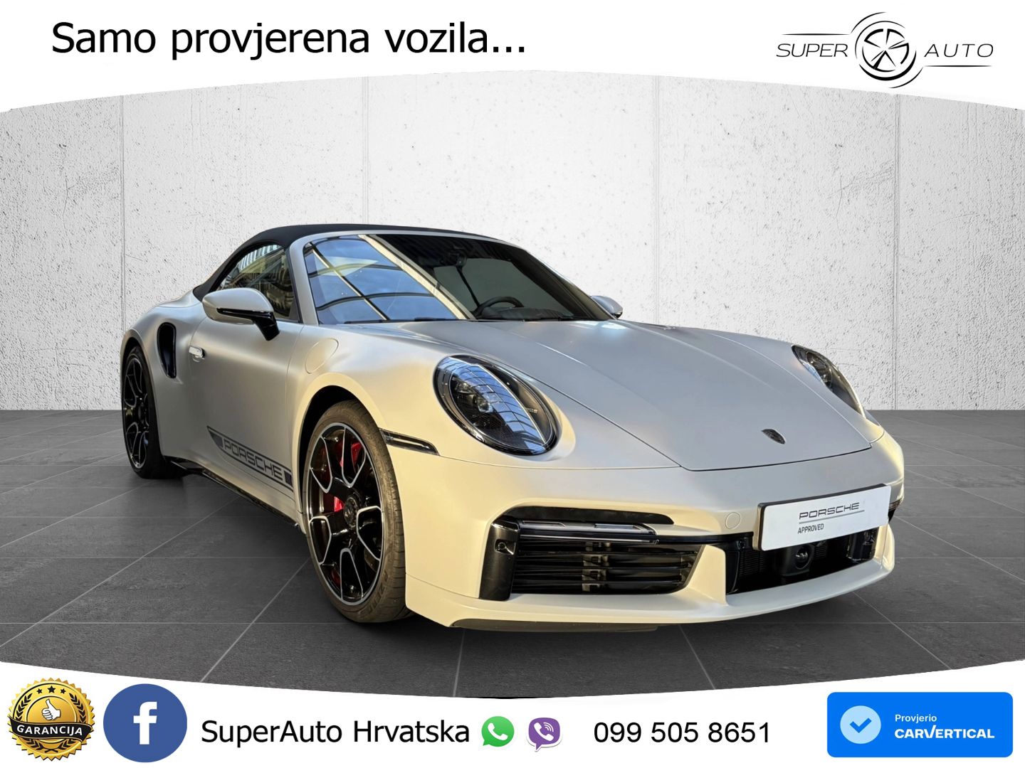 Porsche 911 Turbo Cabriolet 3.8 (580 KS) PDK MATRIX+GR SJED+KAM