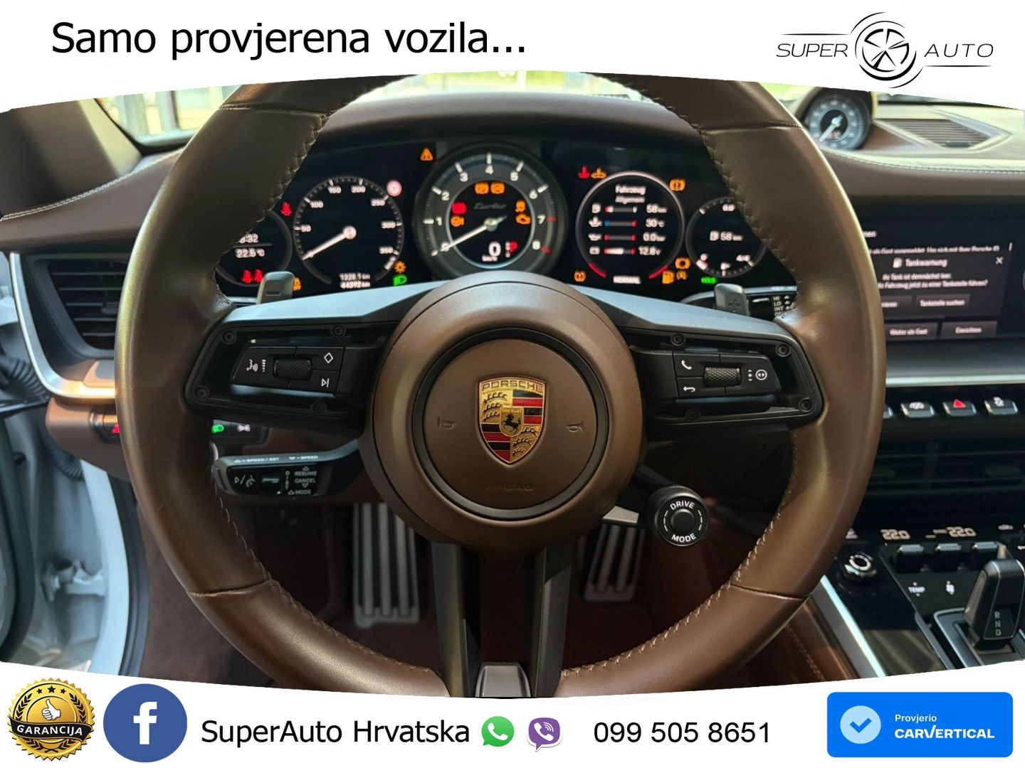 Porsche 911 Turbo Cabriolet 3.8 (580 KS) PDK MATRIX+GR SJED+KAM