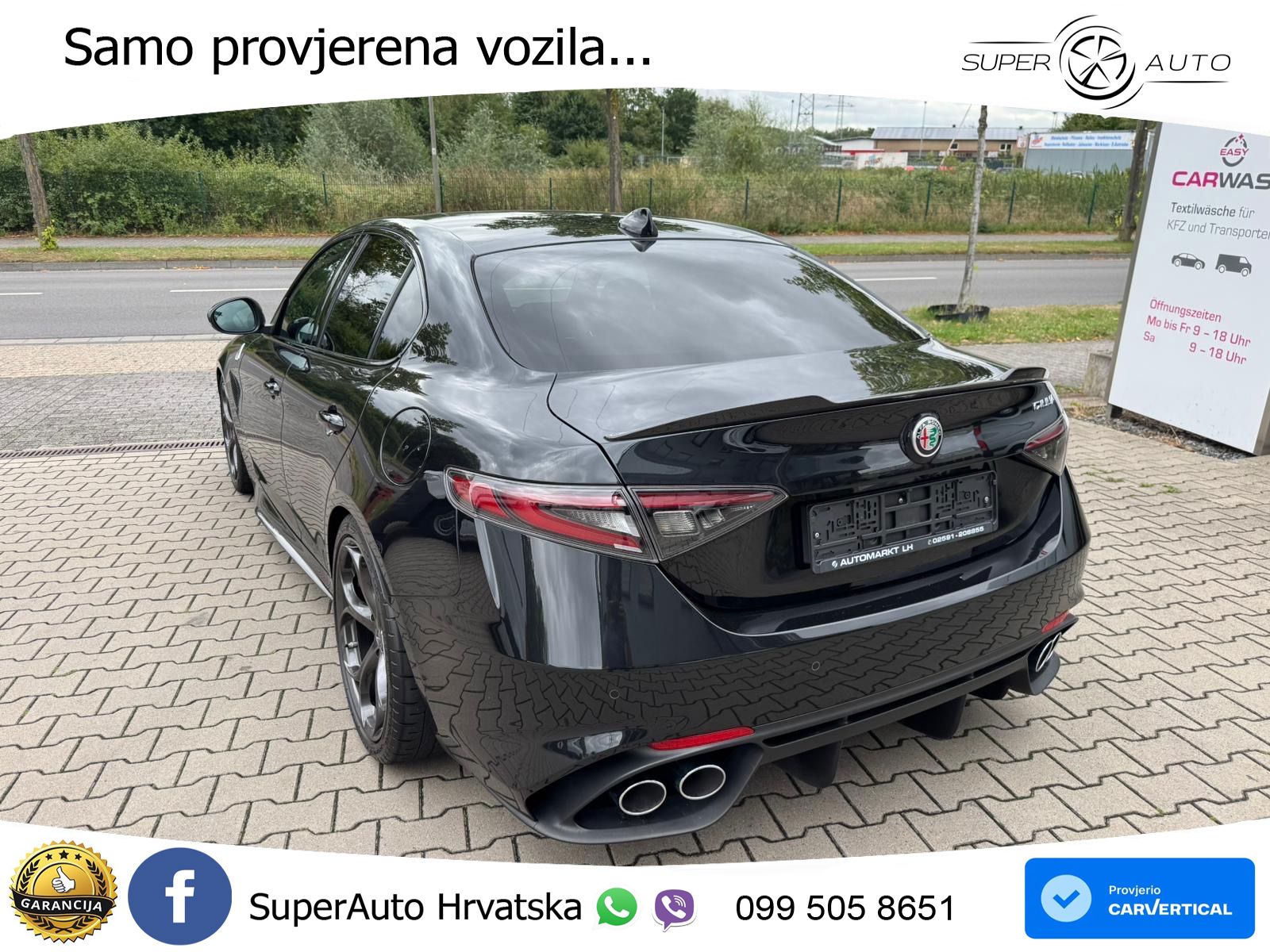 Alfa Romeo Giulia Quadrifoglio 2.9 V6 BiTurbo (510 KS) Automatic LED+GR SJED+ACC