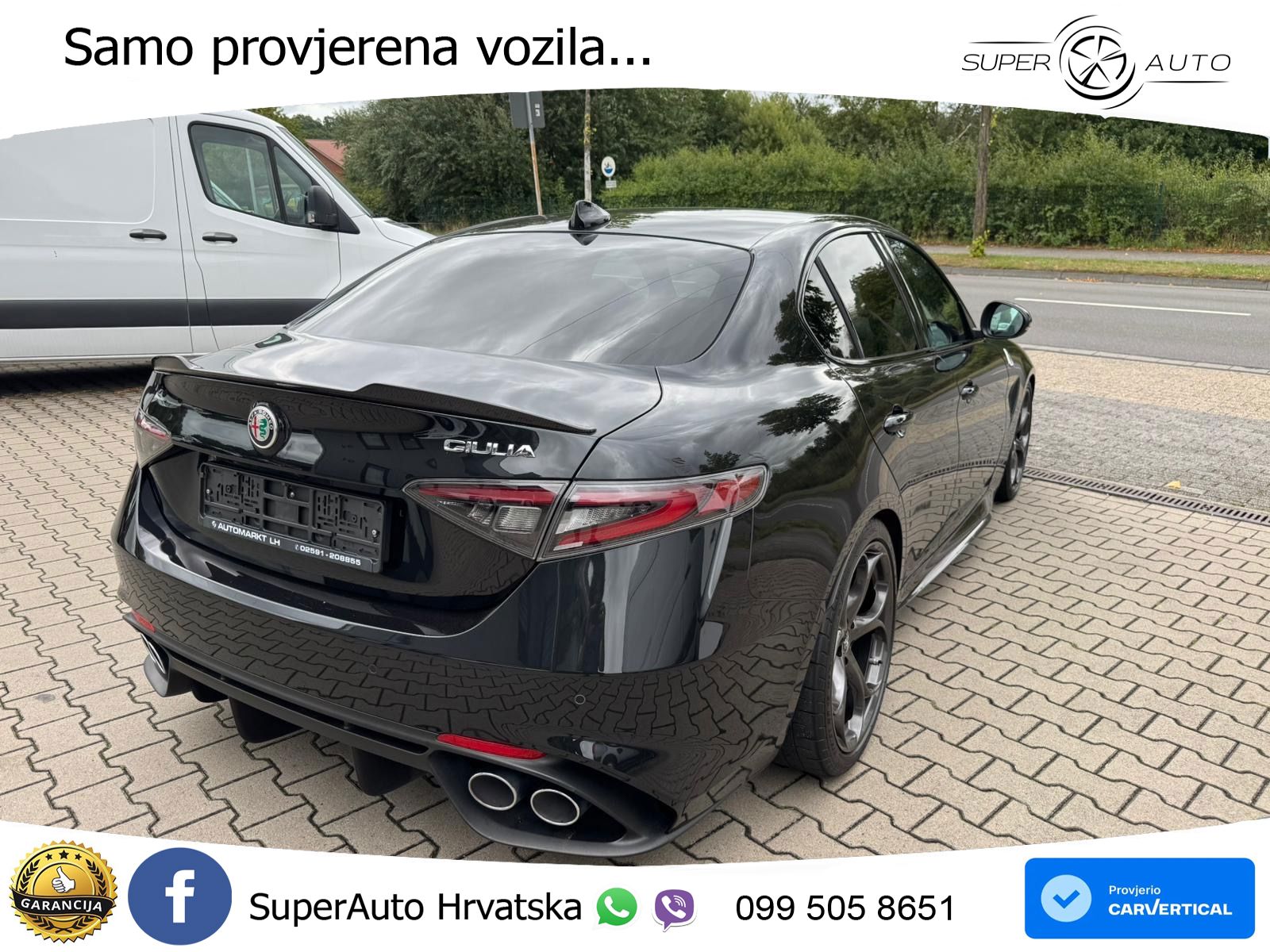 Alfa Romeo Giulia Quadrifoglio 2.9 V6 BiTurbo (510 KS) Automatic LED+GR SJED+ACC