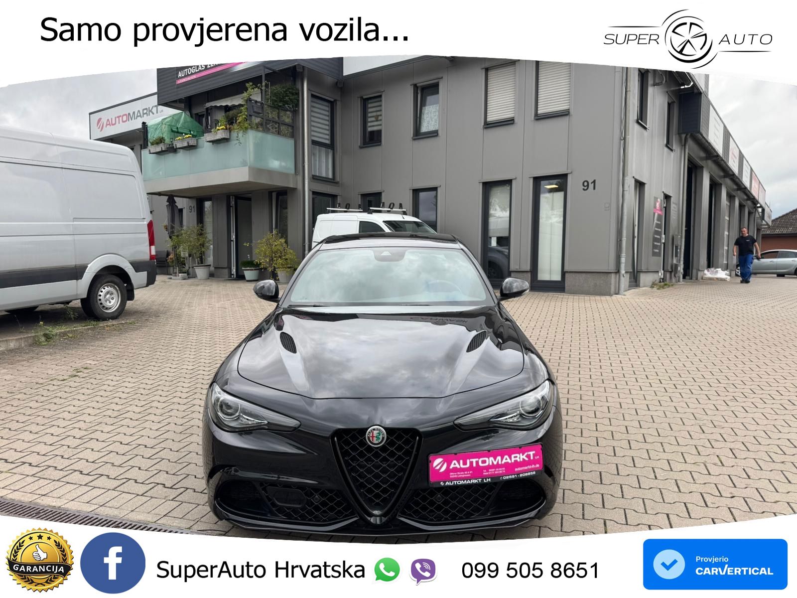 Alfa Romeo Giulia Quadrifoglio 2.9 V6 BiTurbo (510 KS) Automatic LED+GR SJED+ACC