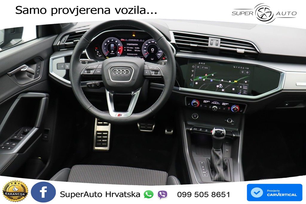 Audi Q3 35 TFSI (150 KS) S tronic S line LED+GR SJED+ACC