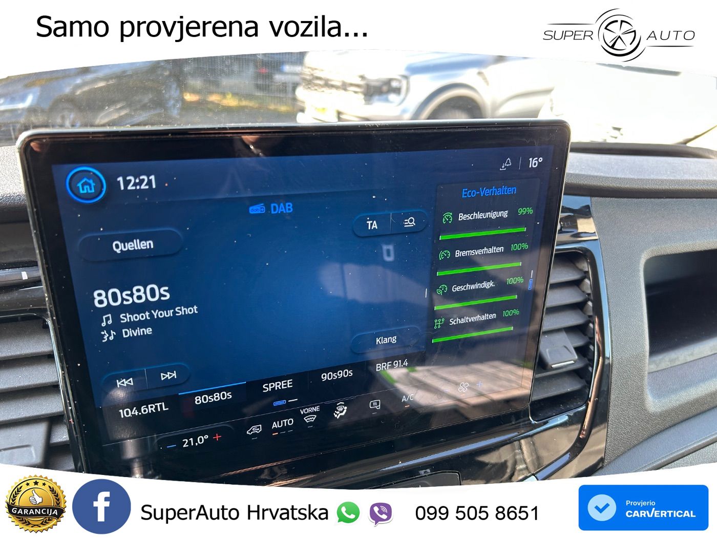 Ford Transit 350 L3H2 Trend KLIMAAUT*SPUR*CARPLAY*CAM 131 KS
