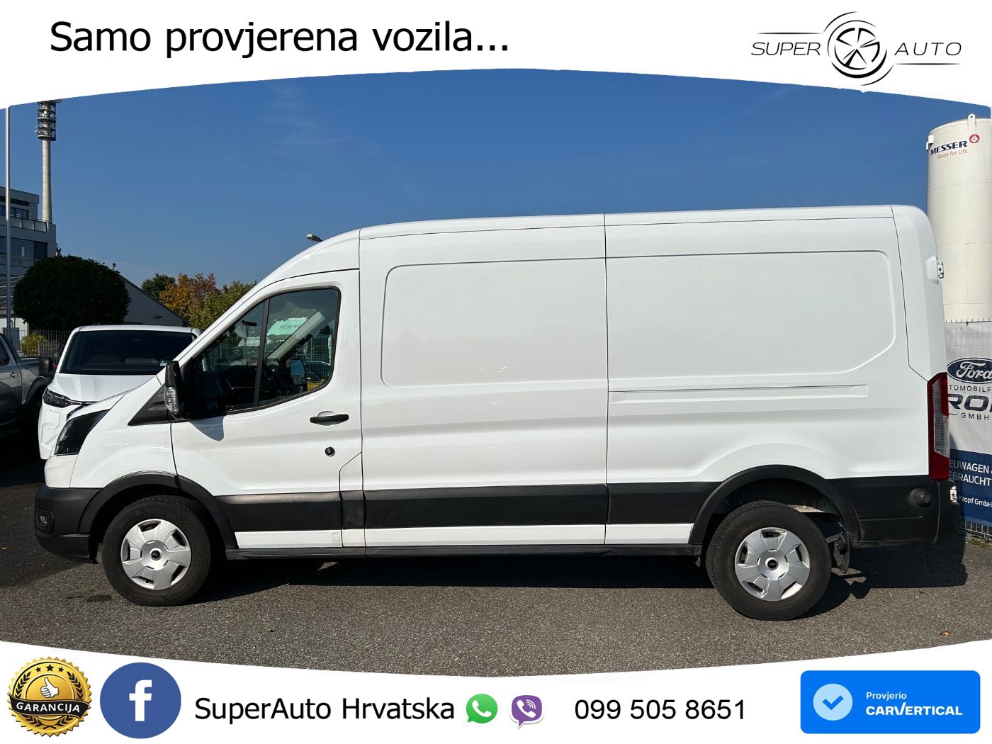 Ford Transit 350 L3H2 Trend KLIMAAUT*SPUR*CARPLAY*CAM 131 KS