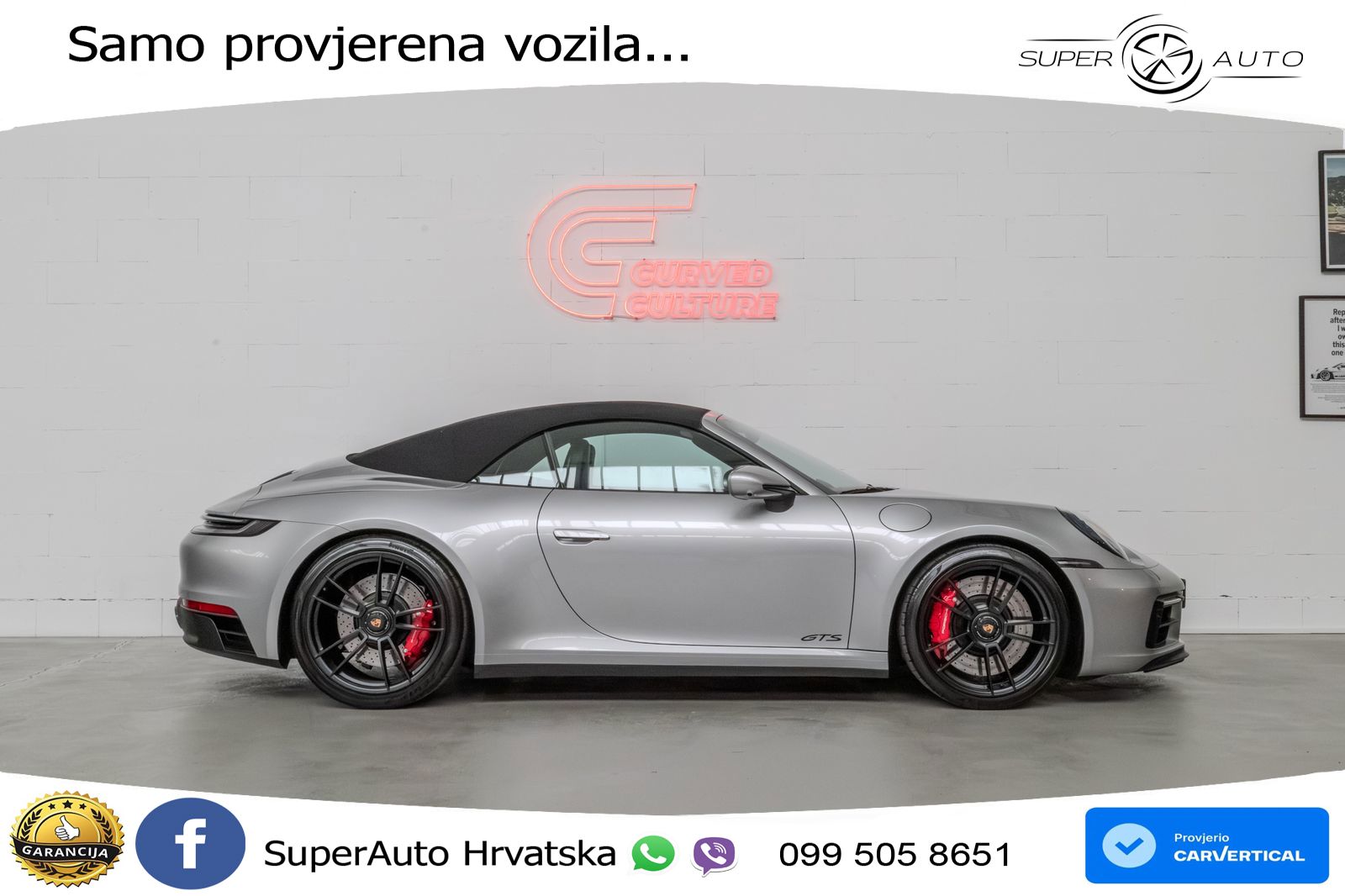 Porsche 911 Carrera GTS Cabriolet 3.0 (480 KS) PDK LED+GR SJED+ACC