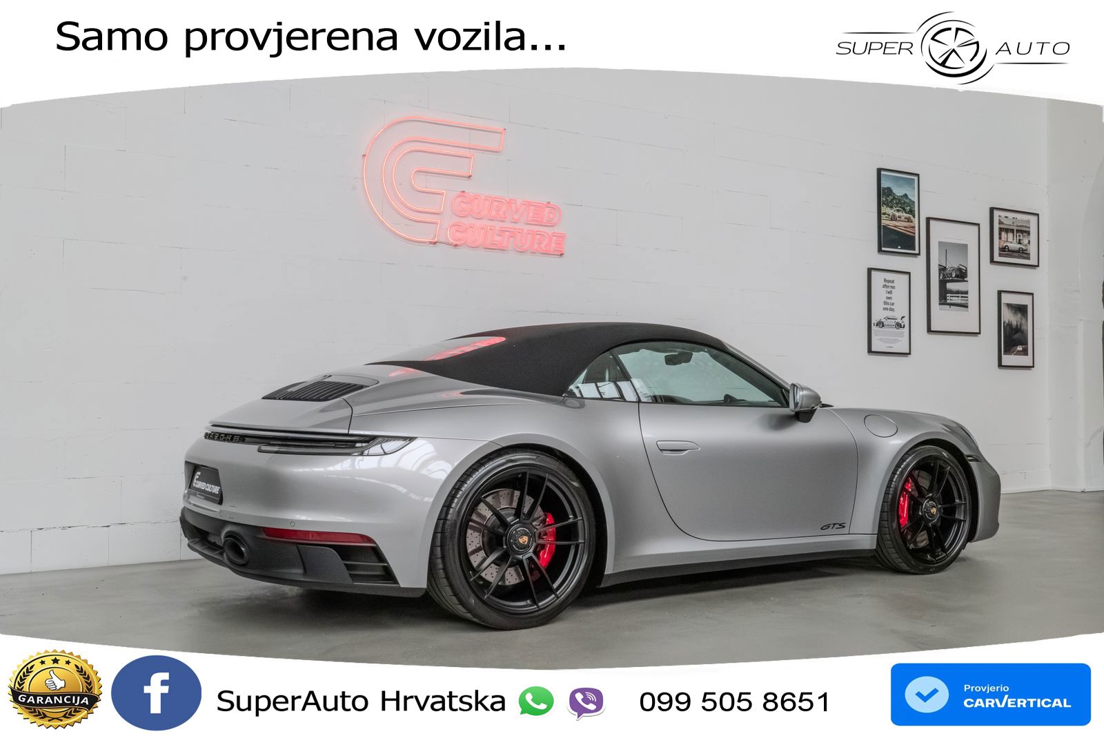 Porsche 911 Carrera GTS Cabriolet 3.0 (480 KS) PDK LED+GR SJED+ACC