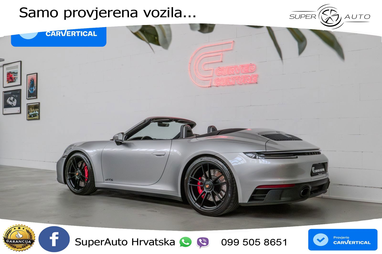 Porsche 911 Carrera GTS Cabriolet 3.0 (480 KS) PDK LED+GR SJED+ACC
