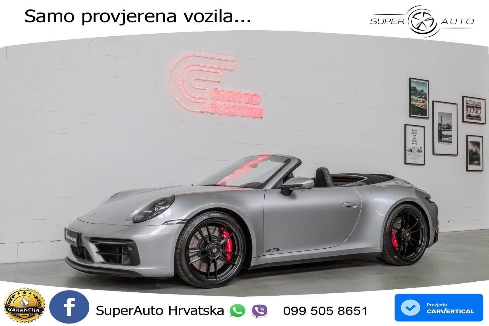 Porsche 911 Carrera GTS Cabriolet 3.0 (480 KS) PDK LED+GR SJED+ACC