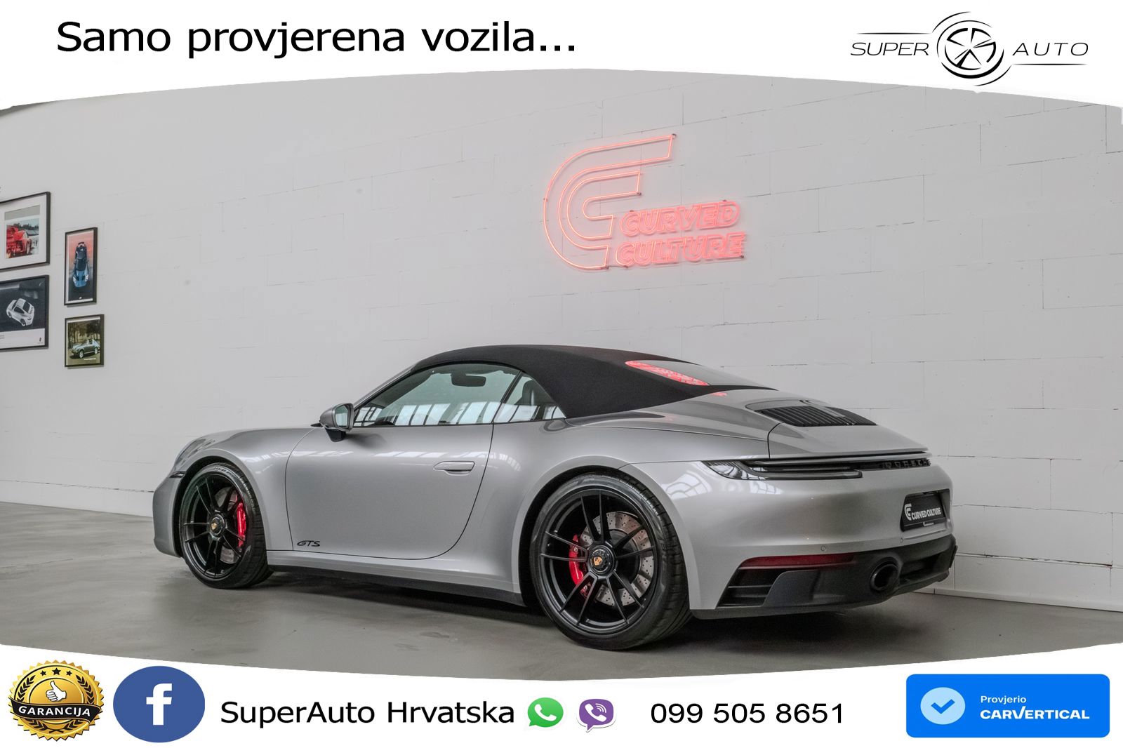 Porsche 911 Carrera GTS Cabriolet 3.0 (480 KS) PDK LED+GR SJED+ACC