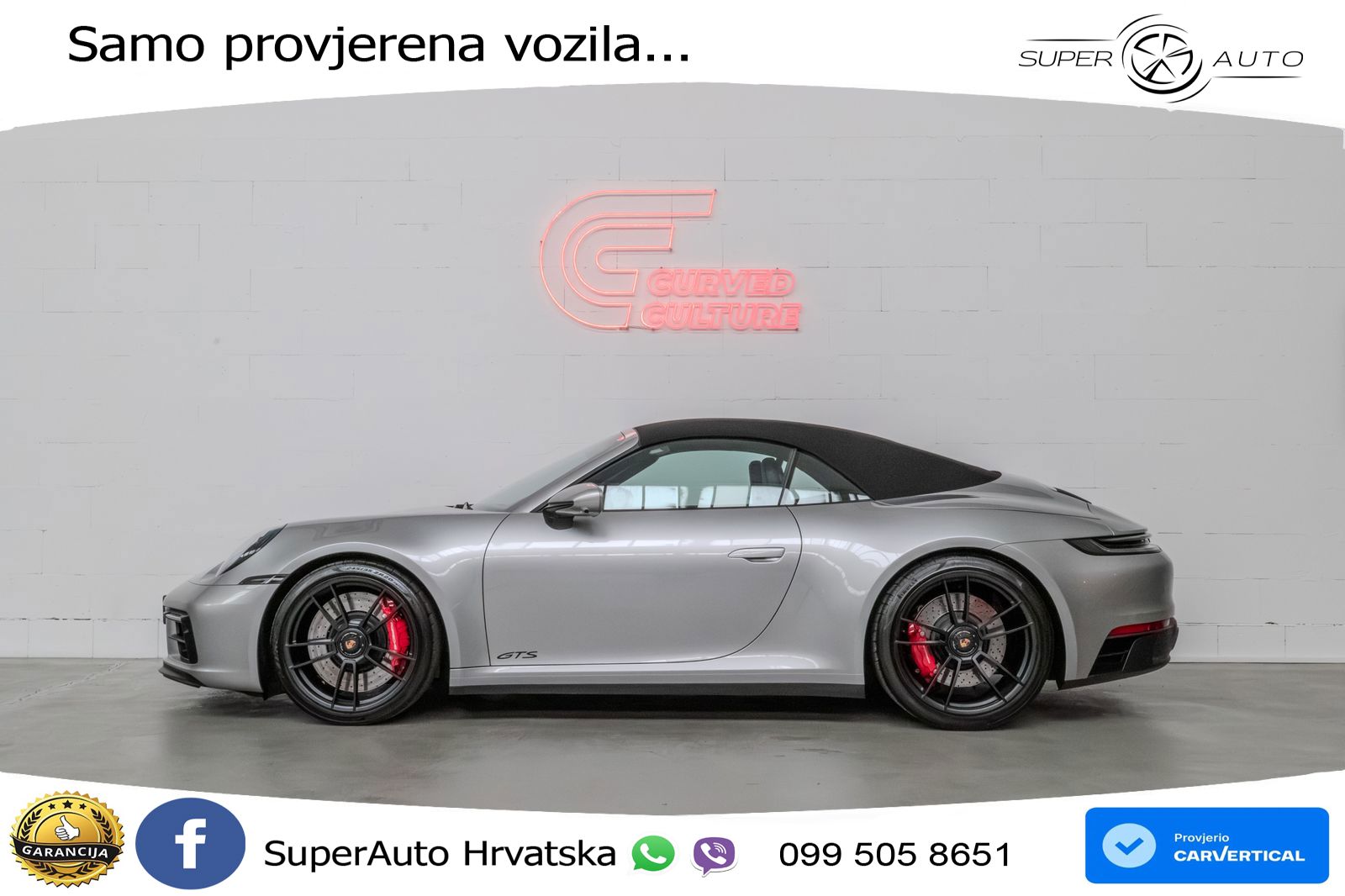 Porsche 911 Carrera GTS Cabriolet 3.0 (480 KS) PDK LED+GR SJED+ACC